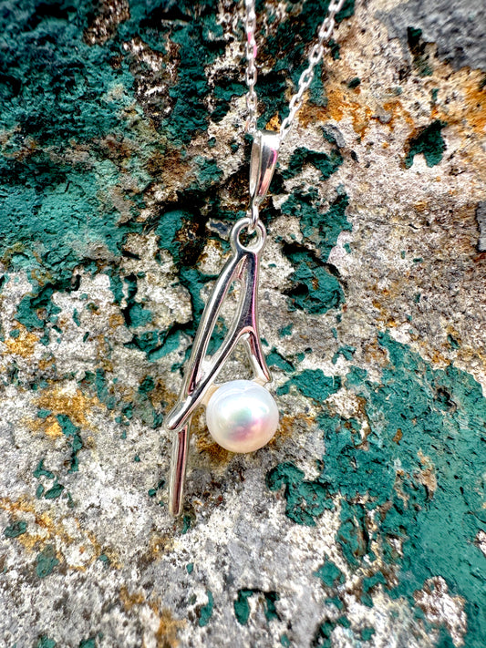 Pearl Branch Sterling Silver Necklace