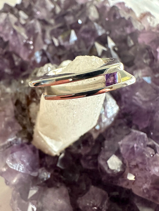 Amethyst Sterling Silver Ring