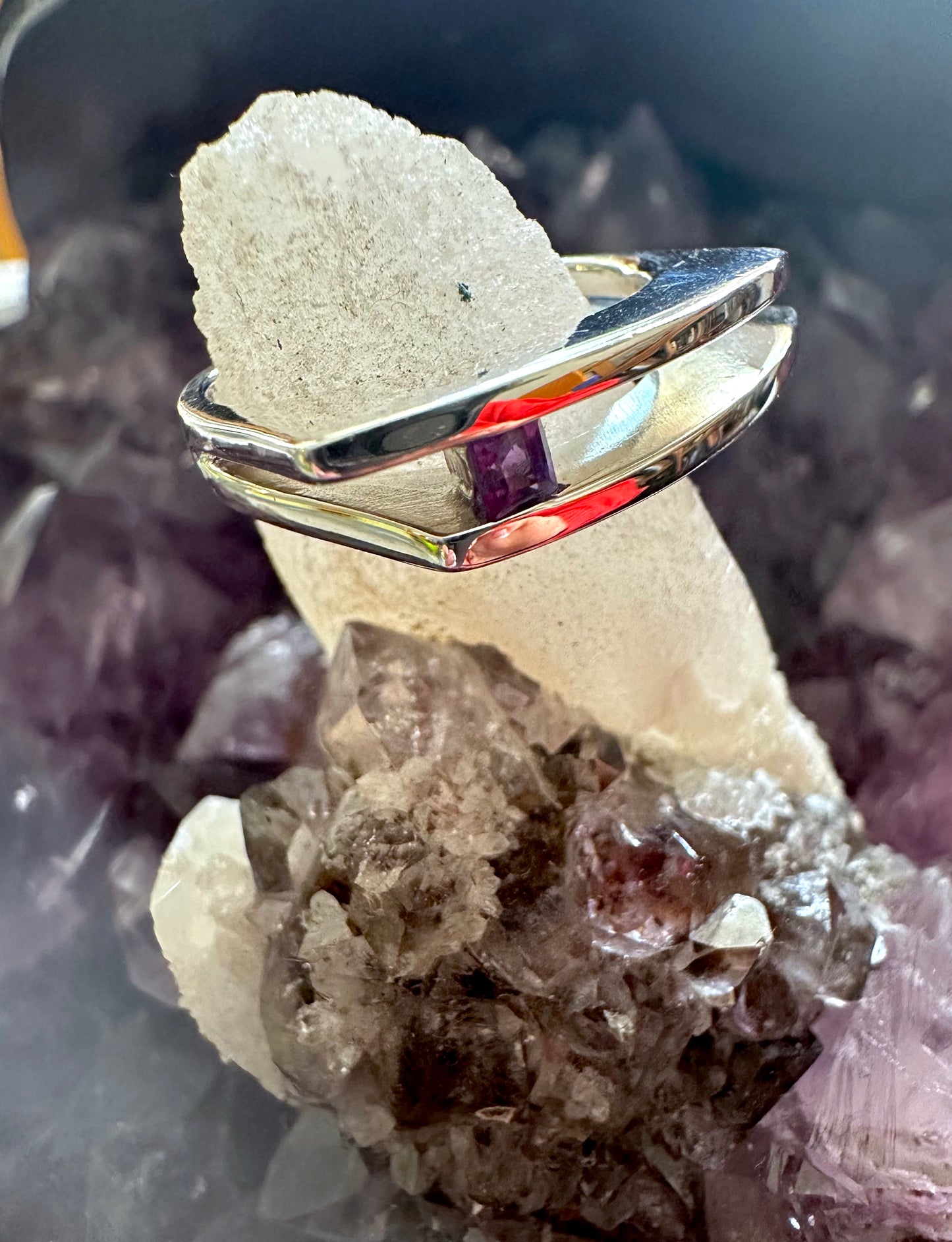 Amethyst Sterling Silver Ring