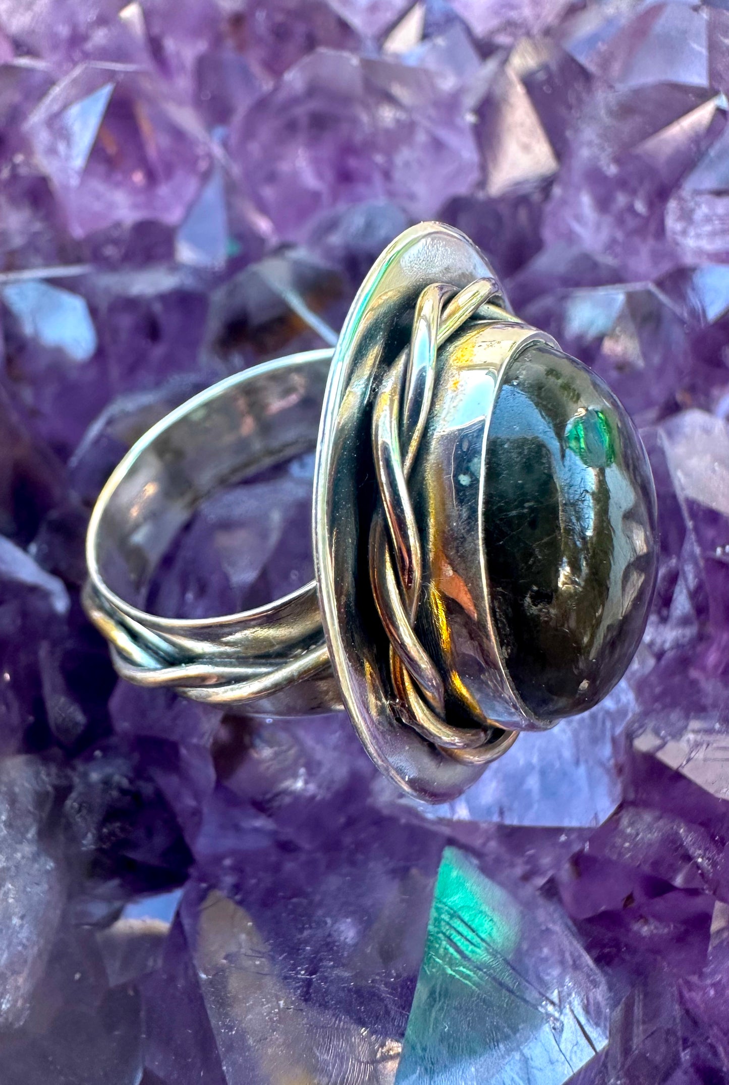 Labradorite Sterling Silver Ring