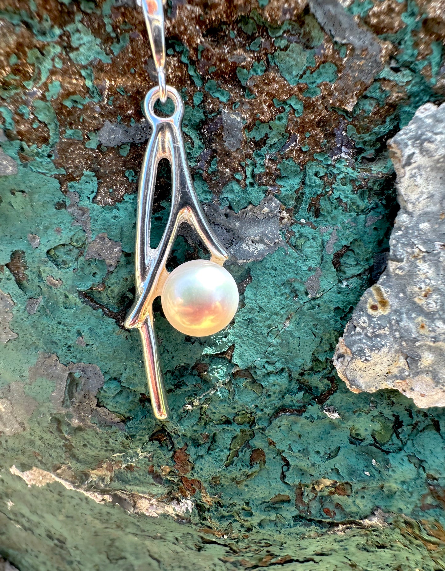 Pearl Branch Sterling Silver Necklace