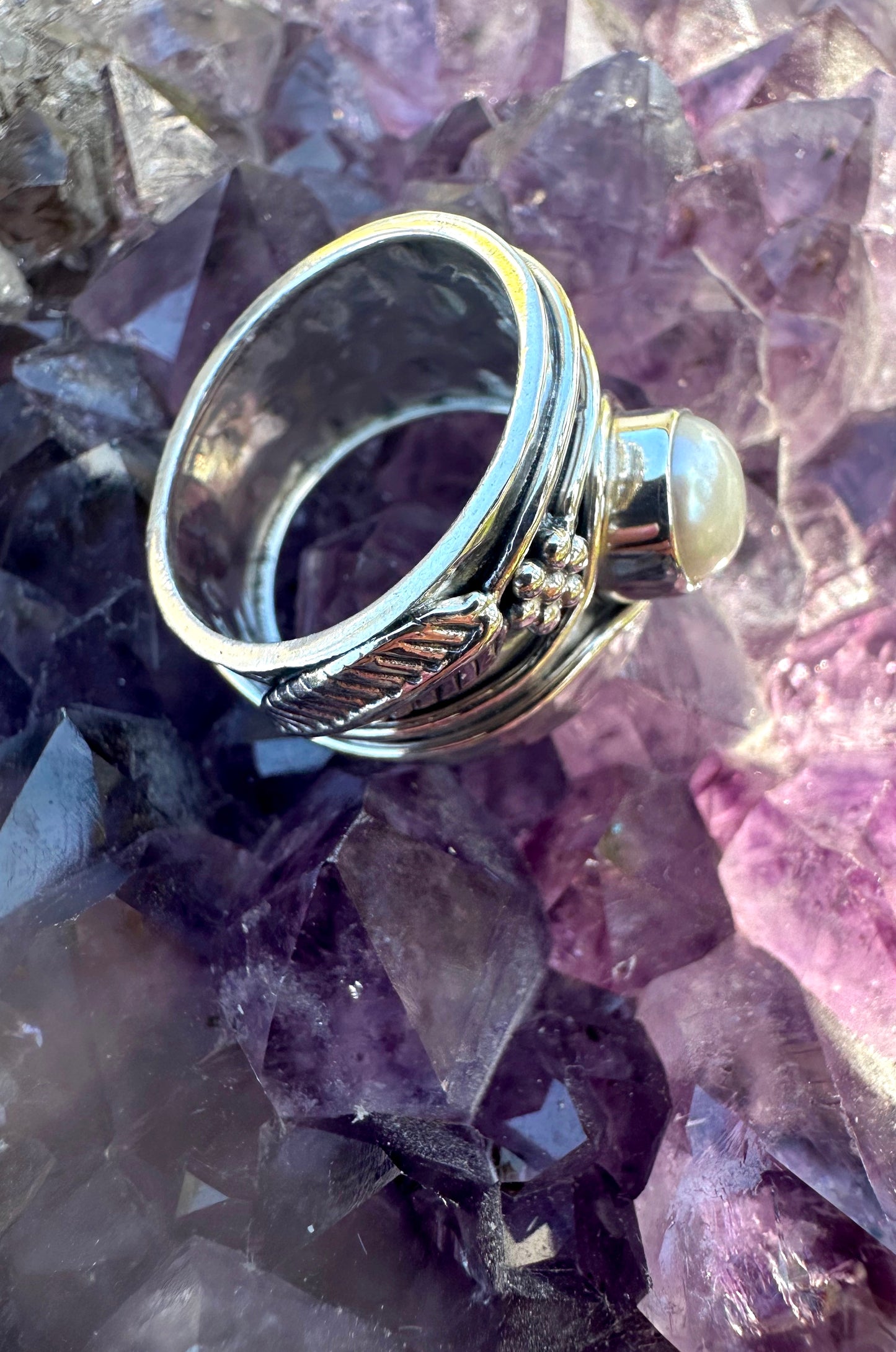 Pearl Sterling Silver Ring