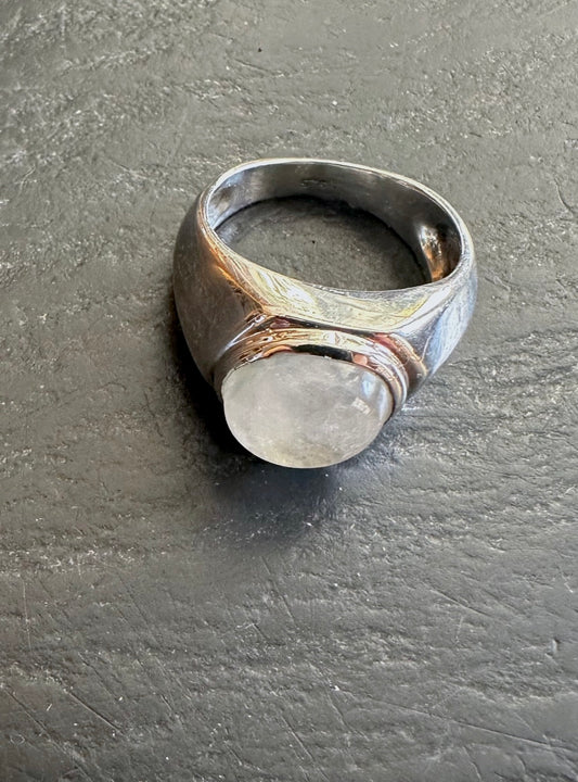Moonstone Sterling Silver Ring