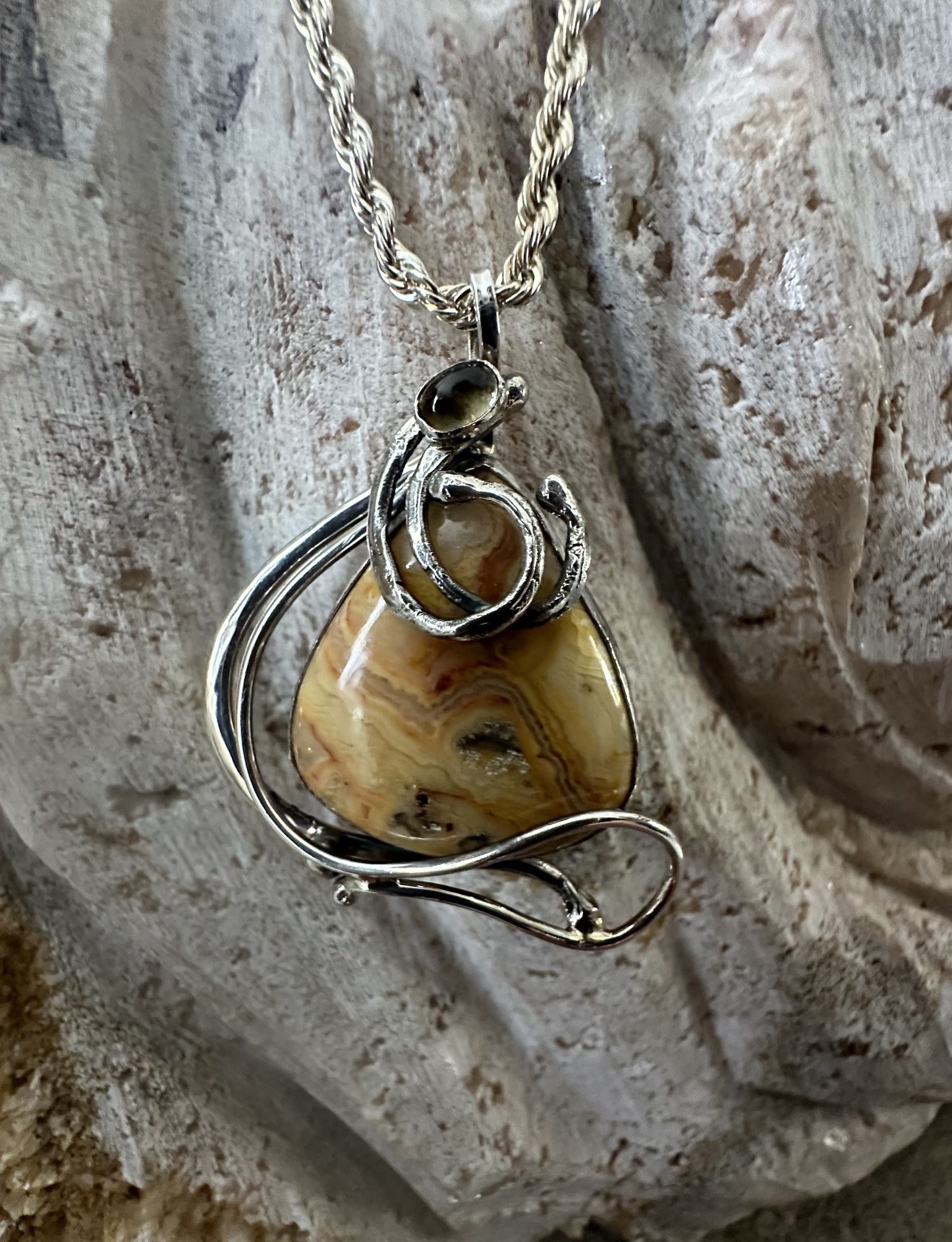 Big Brown Agat Necklace