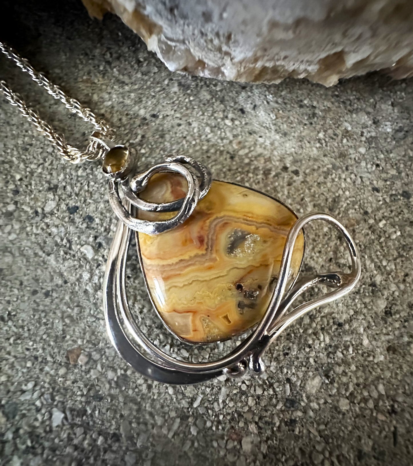 Big Brown Agat Necklace