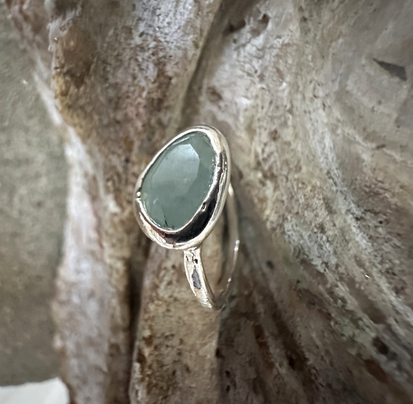 Sterling Silver Aquamarine Ring