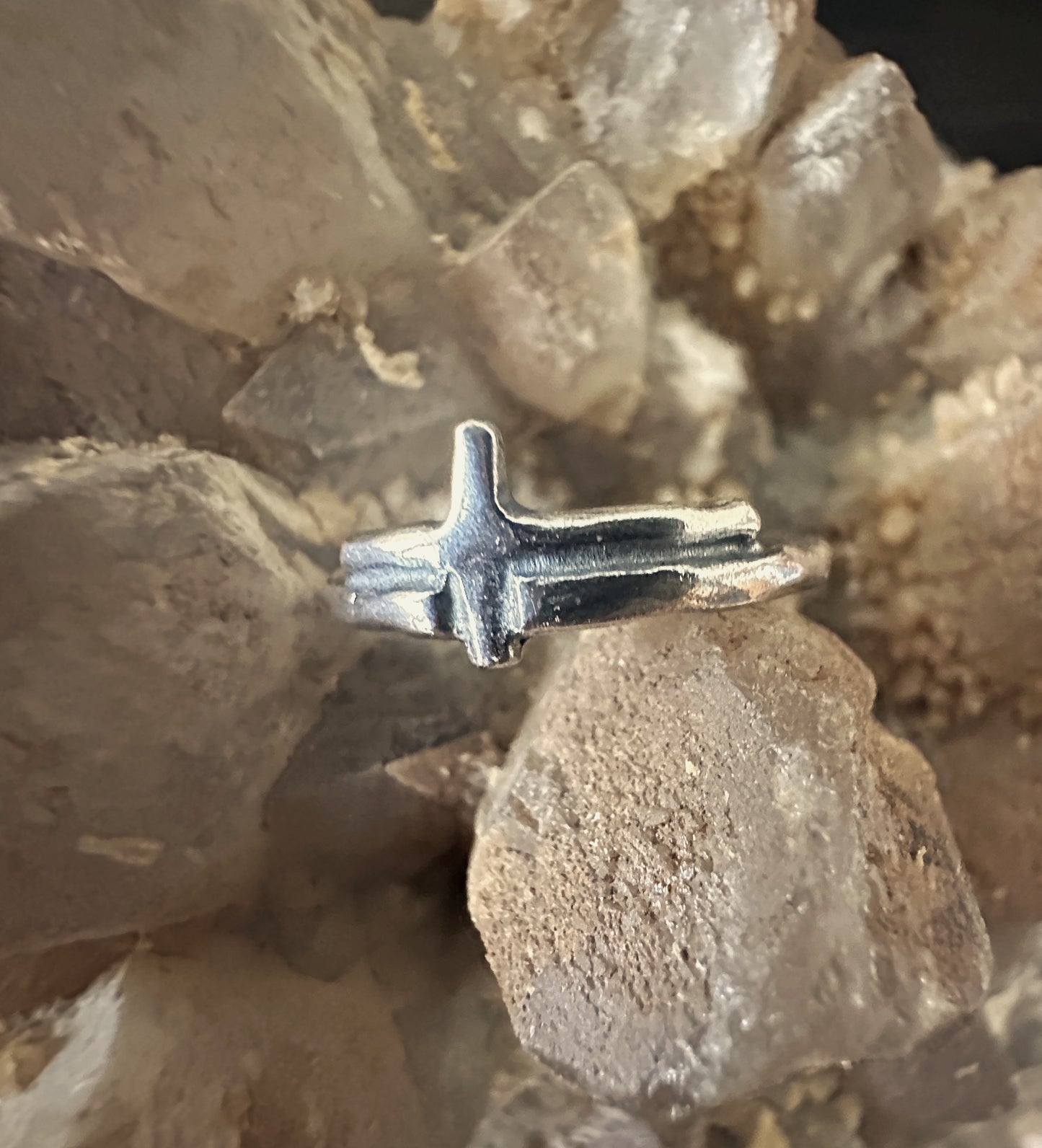 Sterling Silver Cross Ring