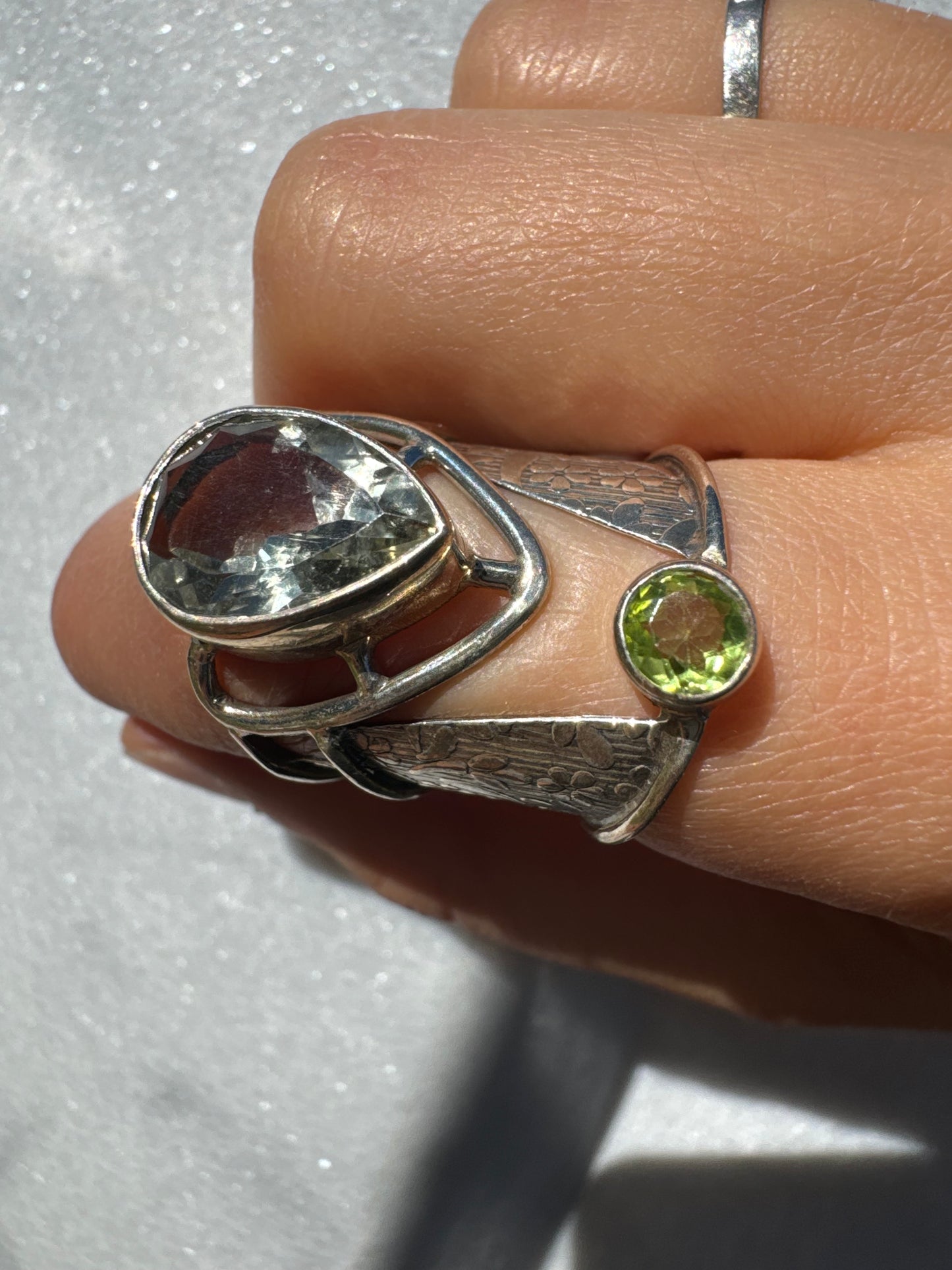Botanic Bliss Green Amethyst & Peridot Ring