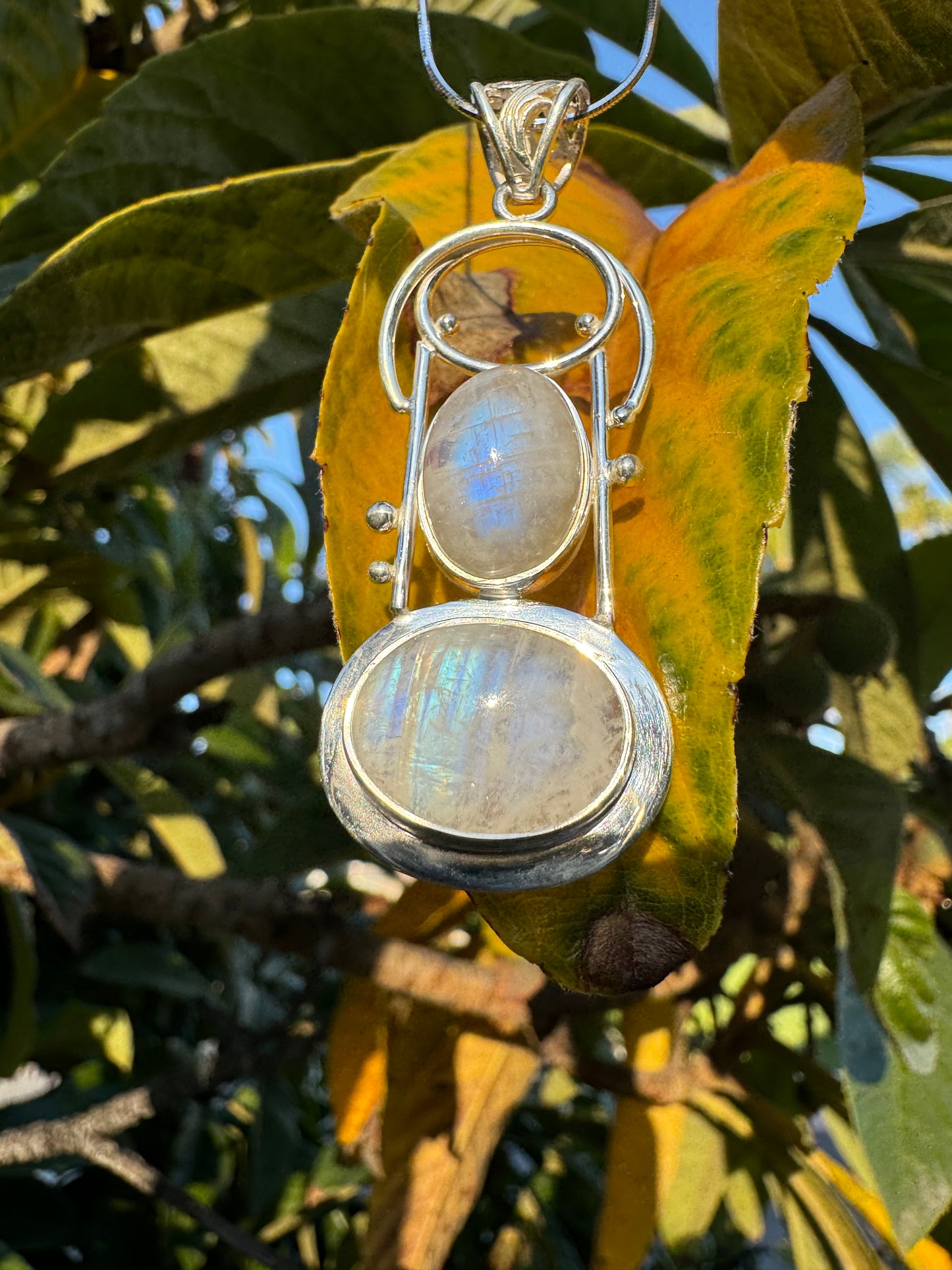 Rainbow Moon Necklace