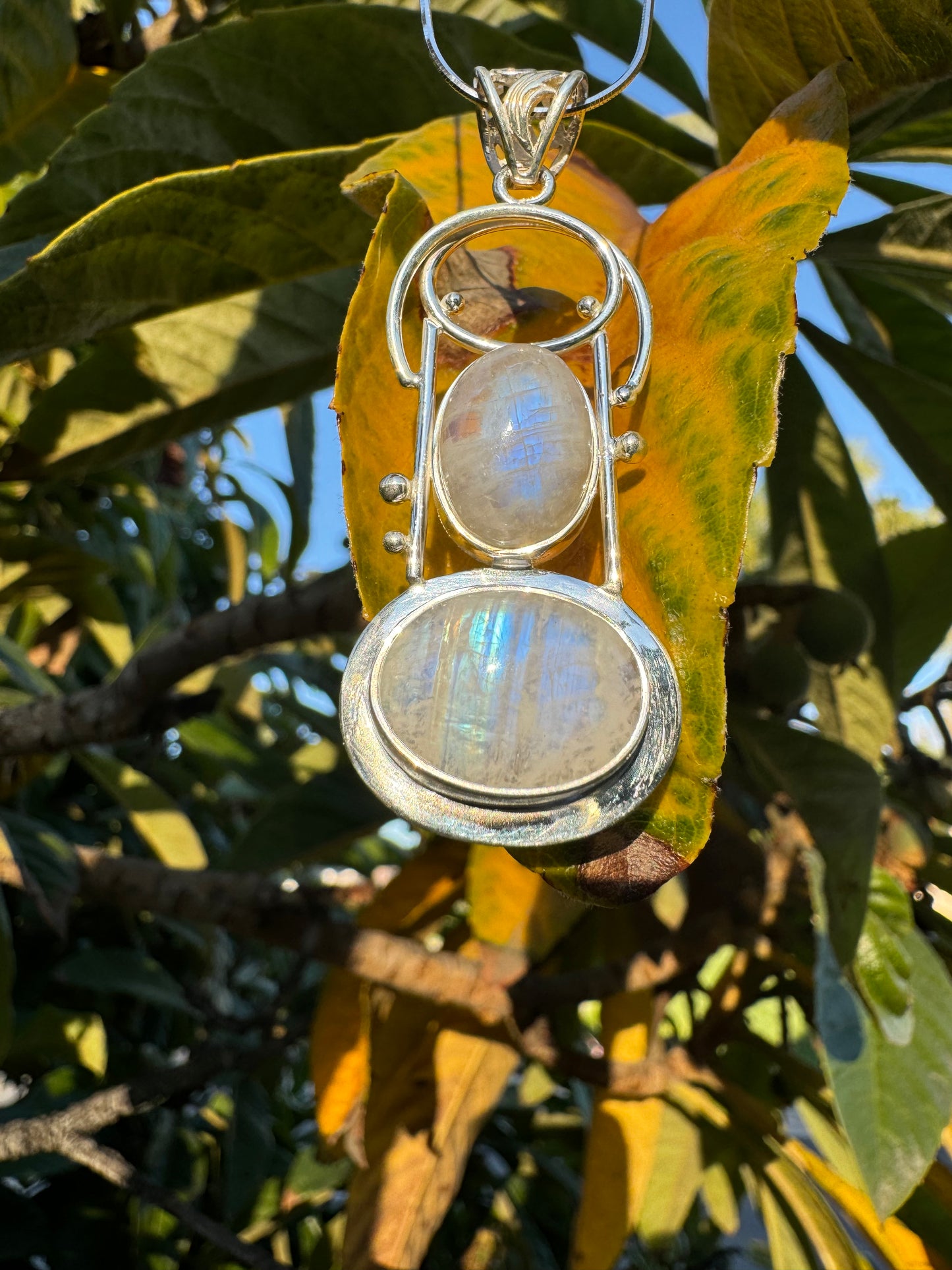 Rainbow Moon Necklace