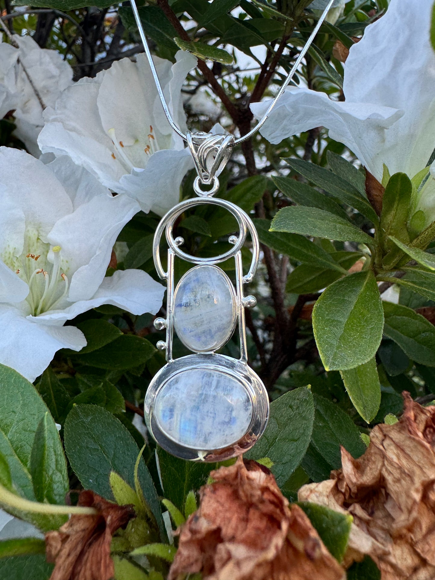 Rainbow Moon Necklace