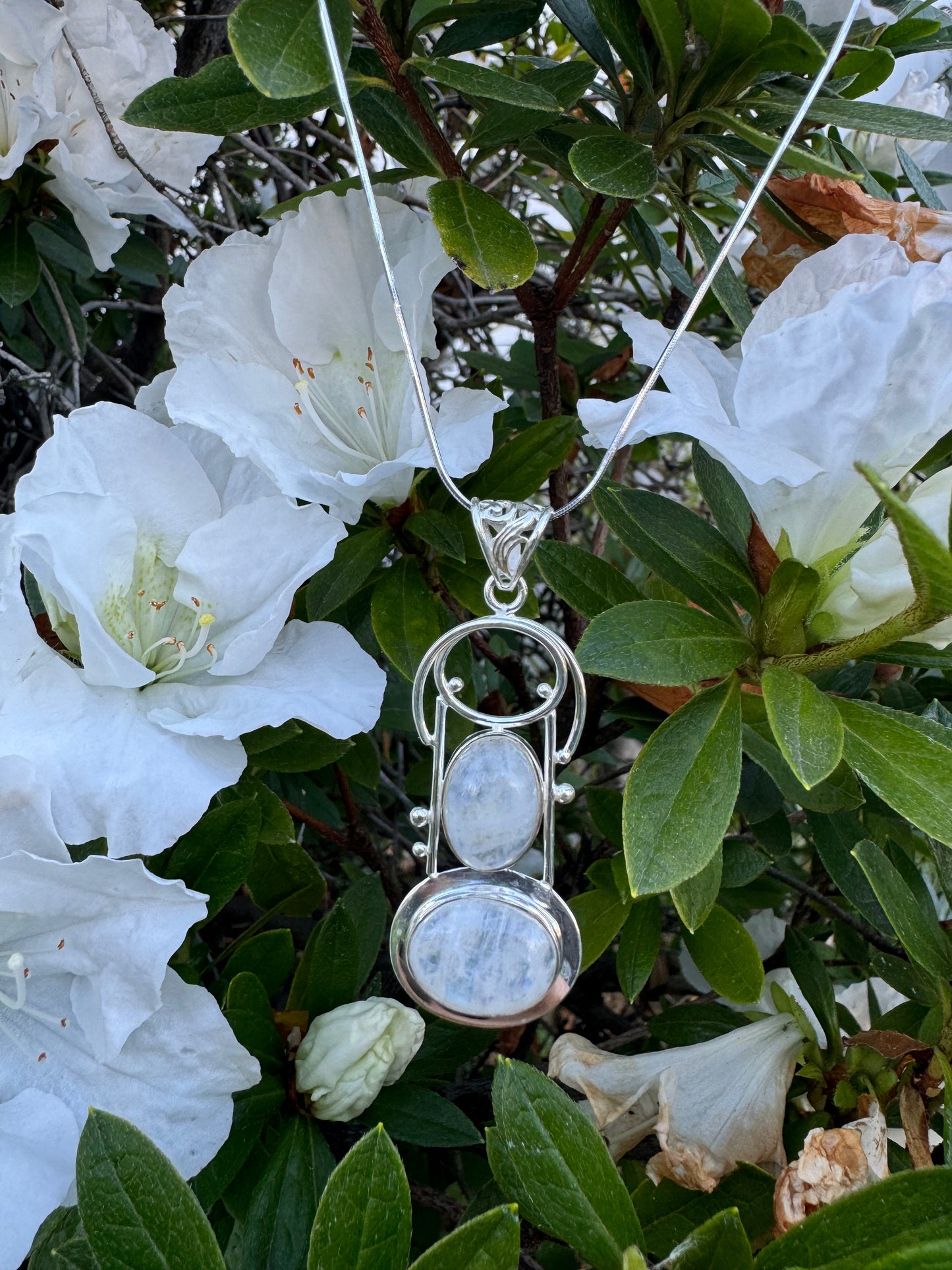 Rainbow Moon Necklace
