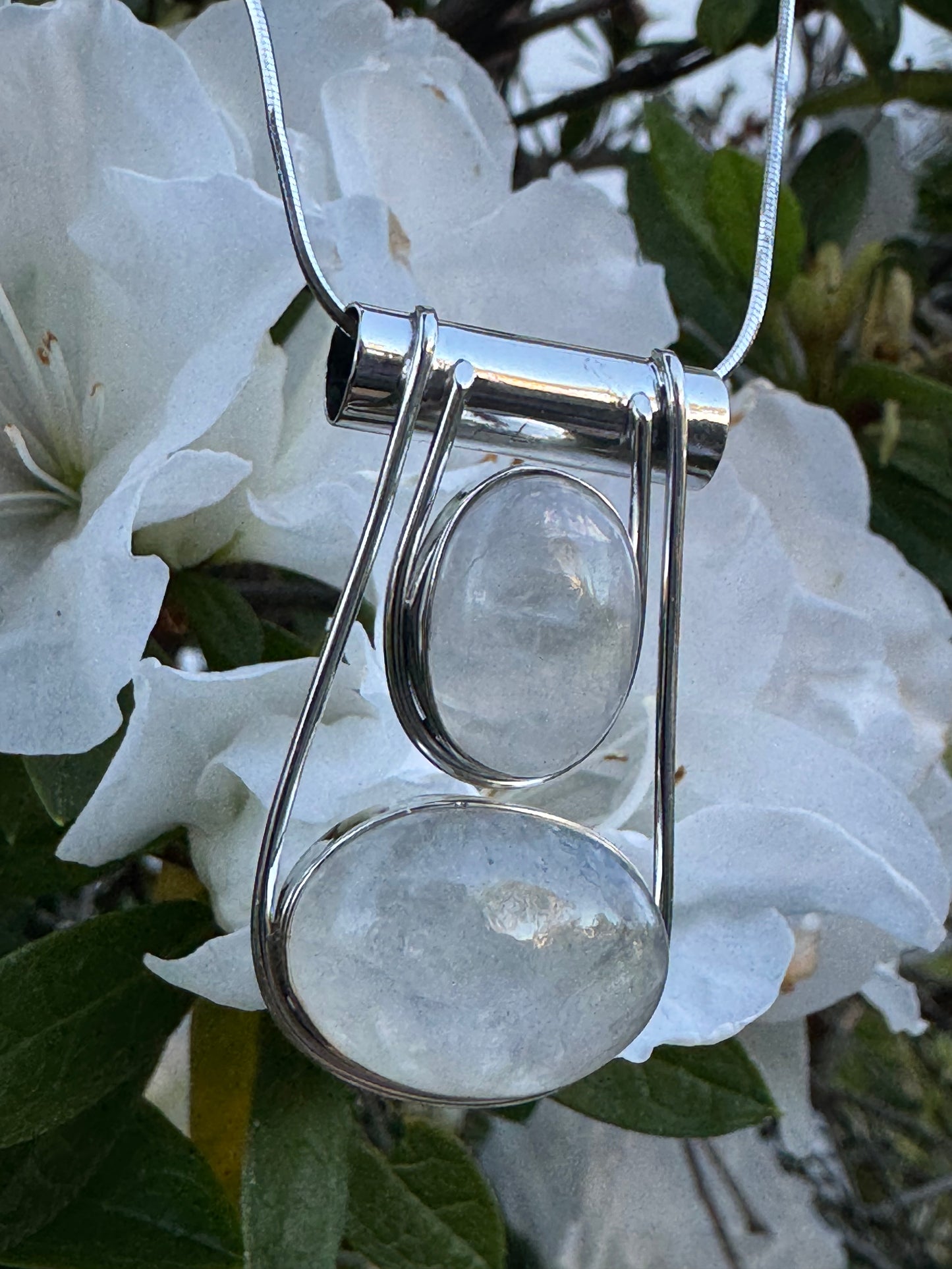 Rainbow Moon Necklace