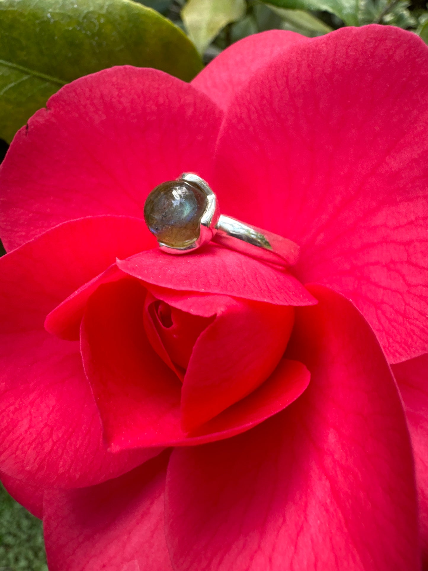 Mystic Labradorite Ring