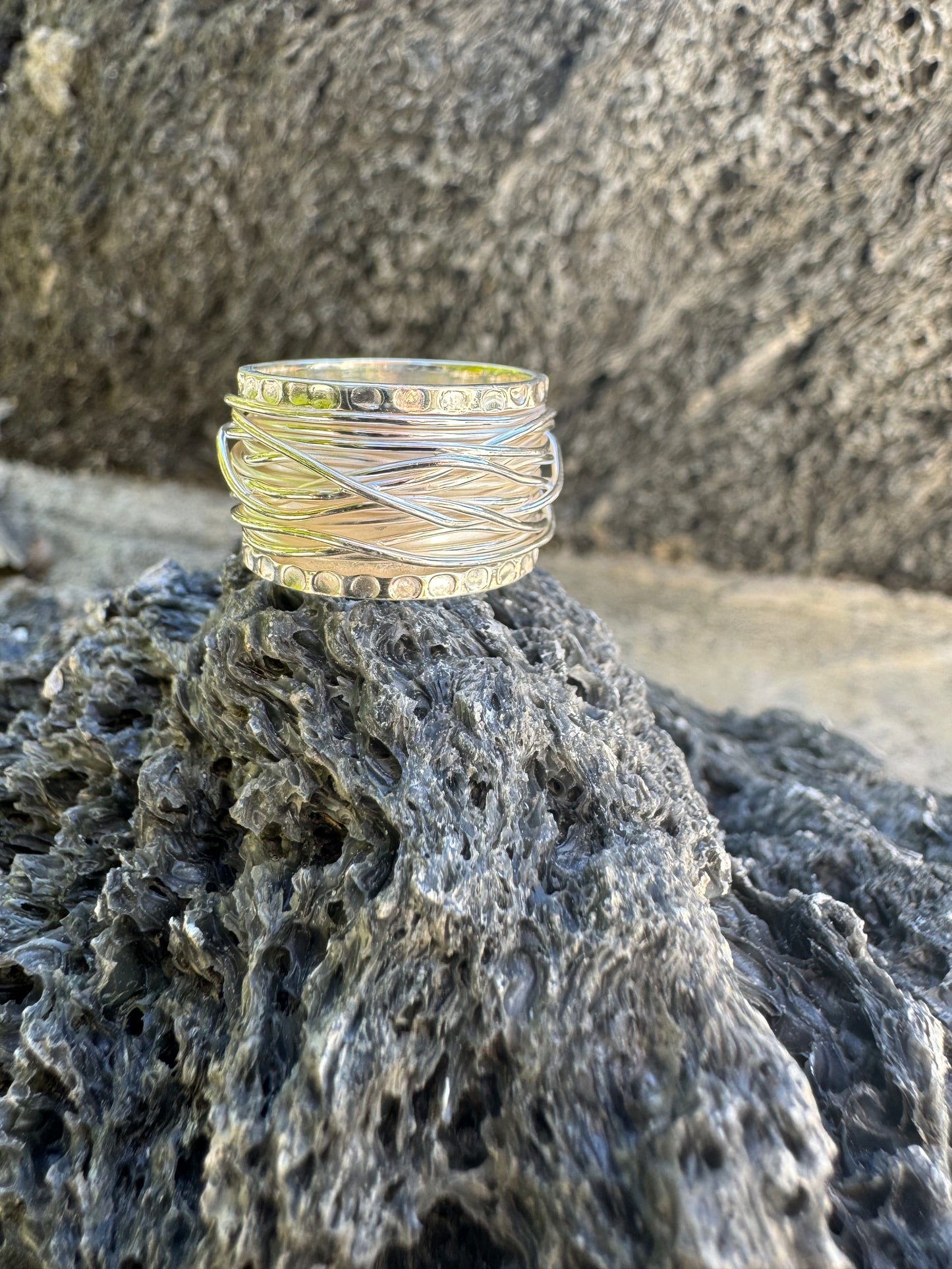 Silver Spool Ring
