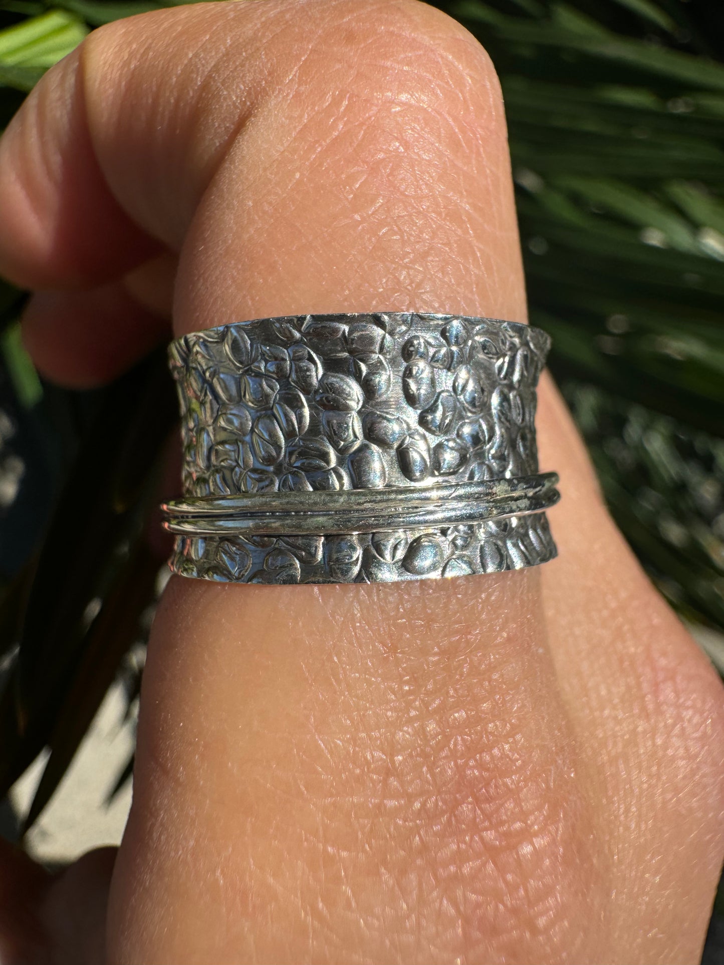 Dual Twist Sterling Ring
