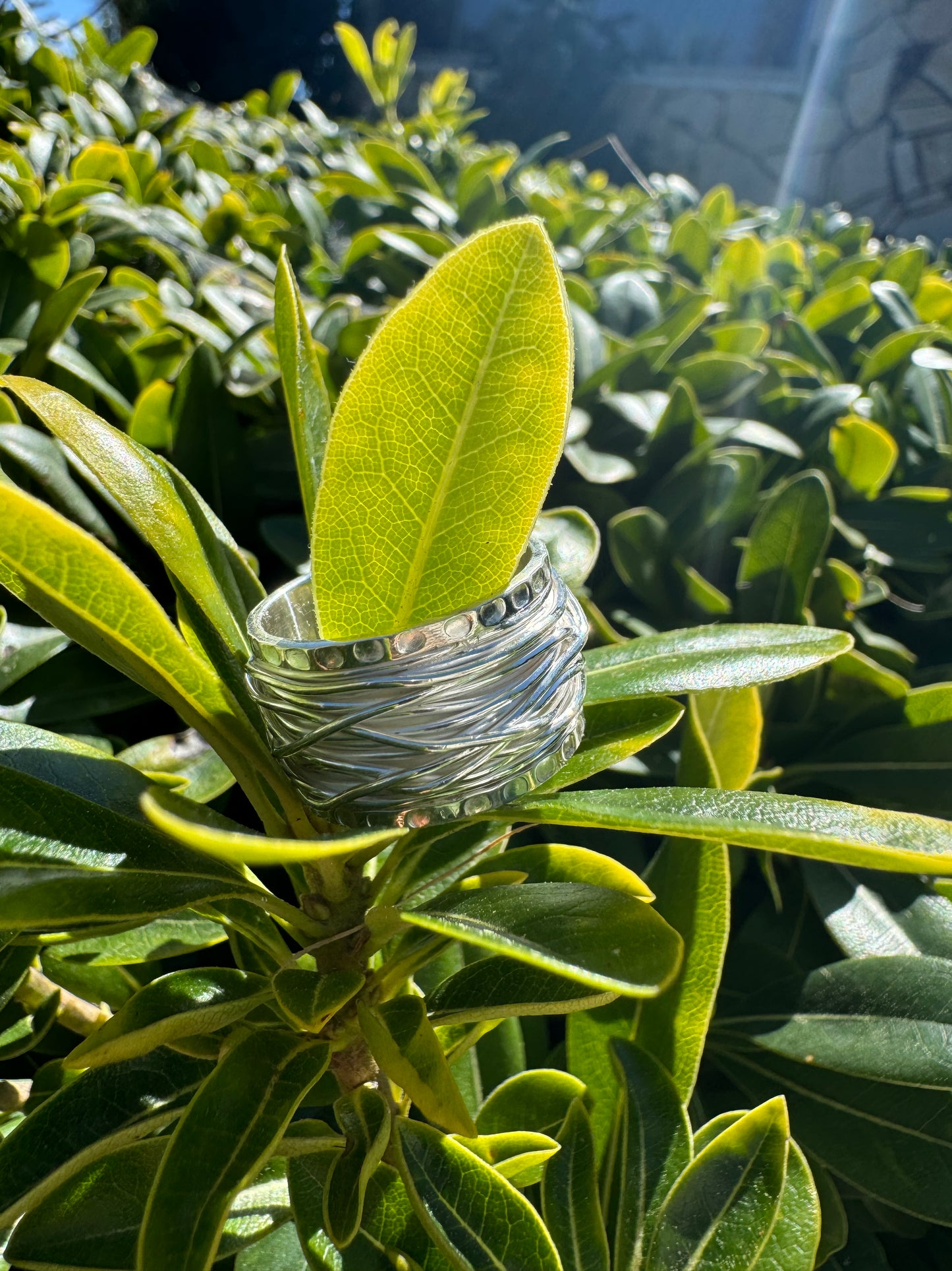Silver Spool Ring