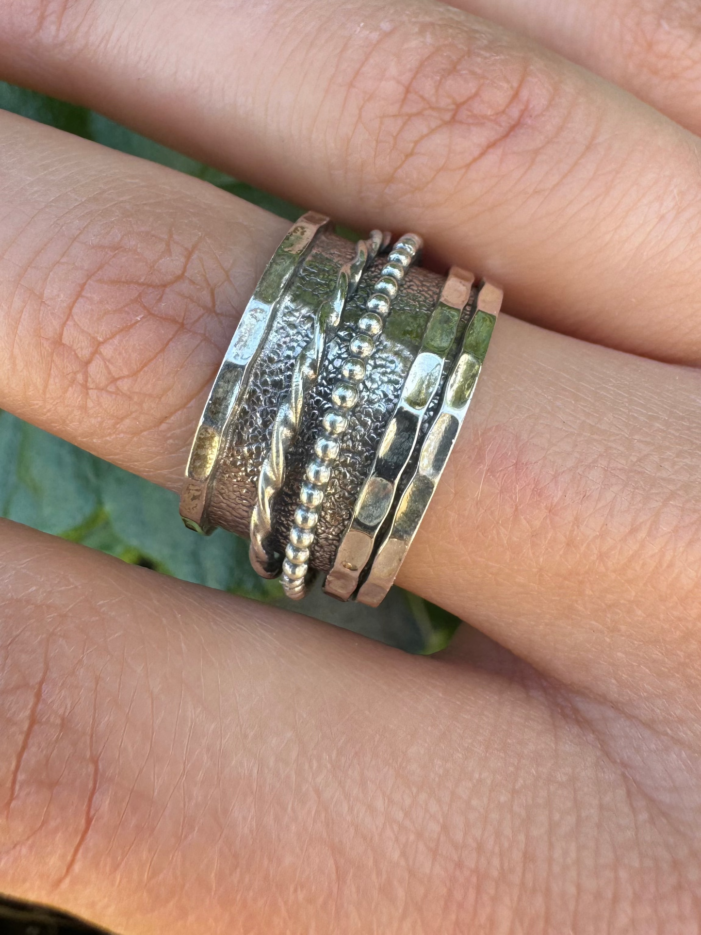 Triple Twist Sterling Ring