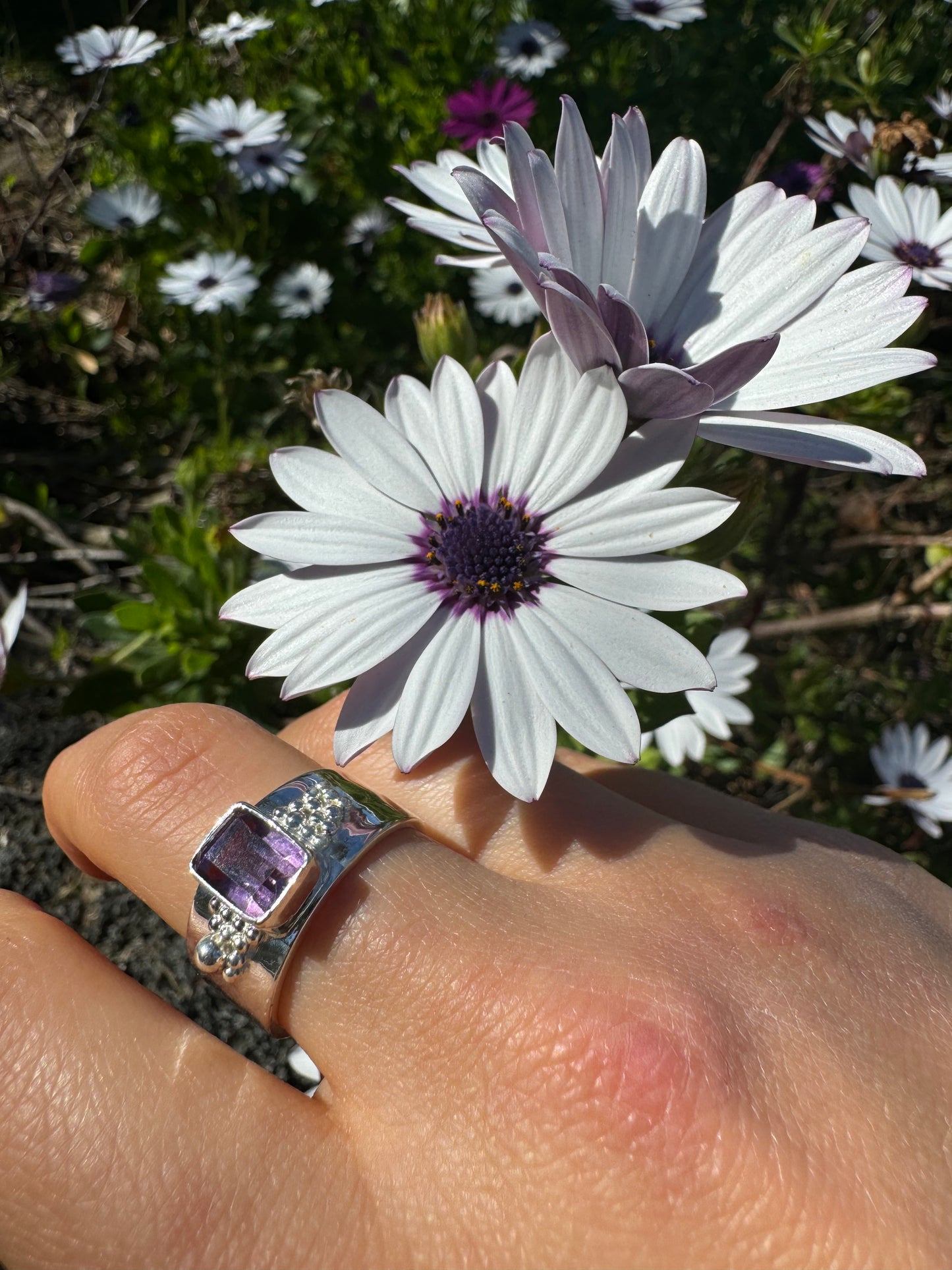 Square Amethyst Ring