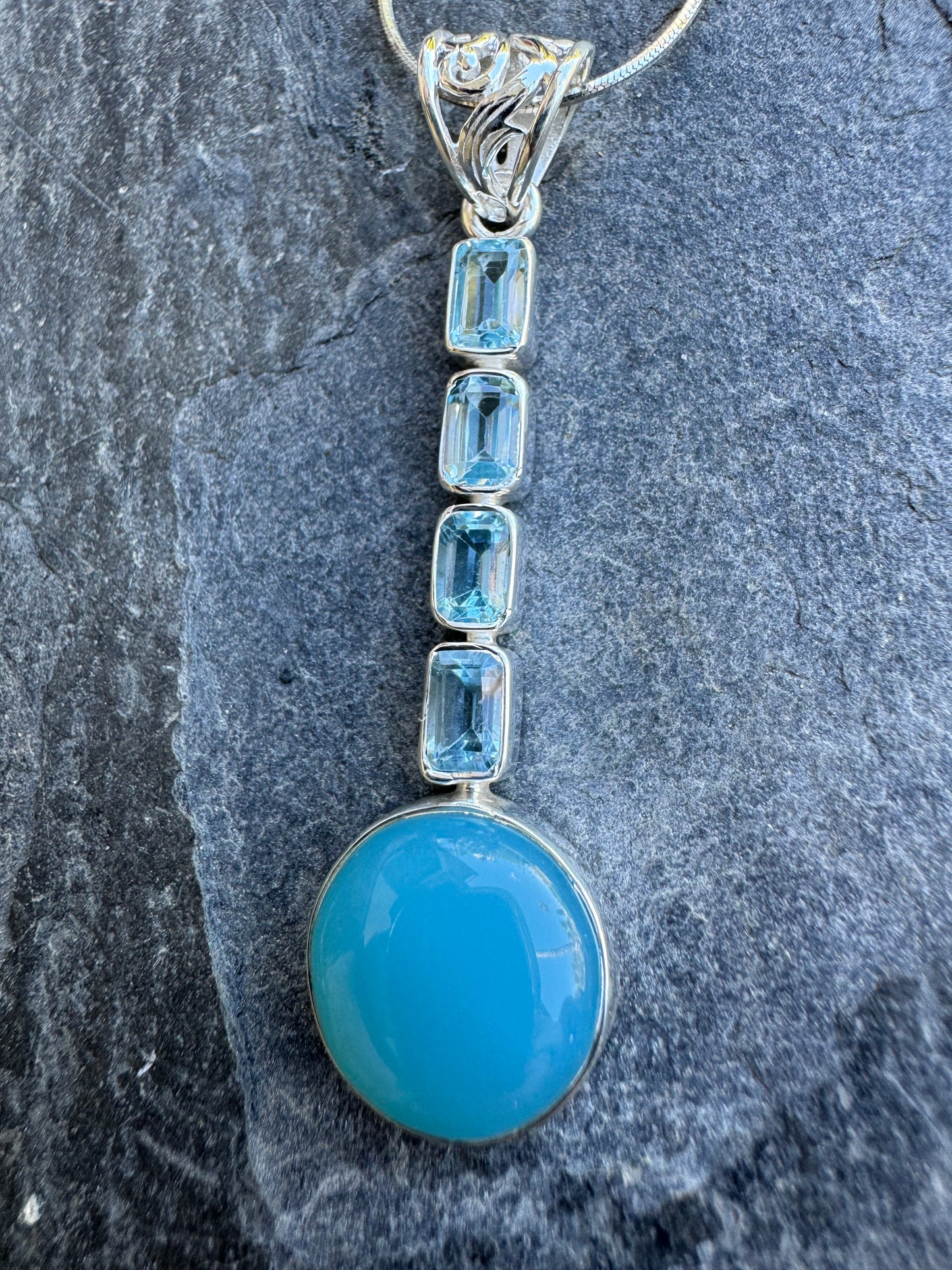 Agate Scepter Necklace