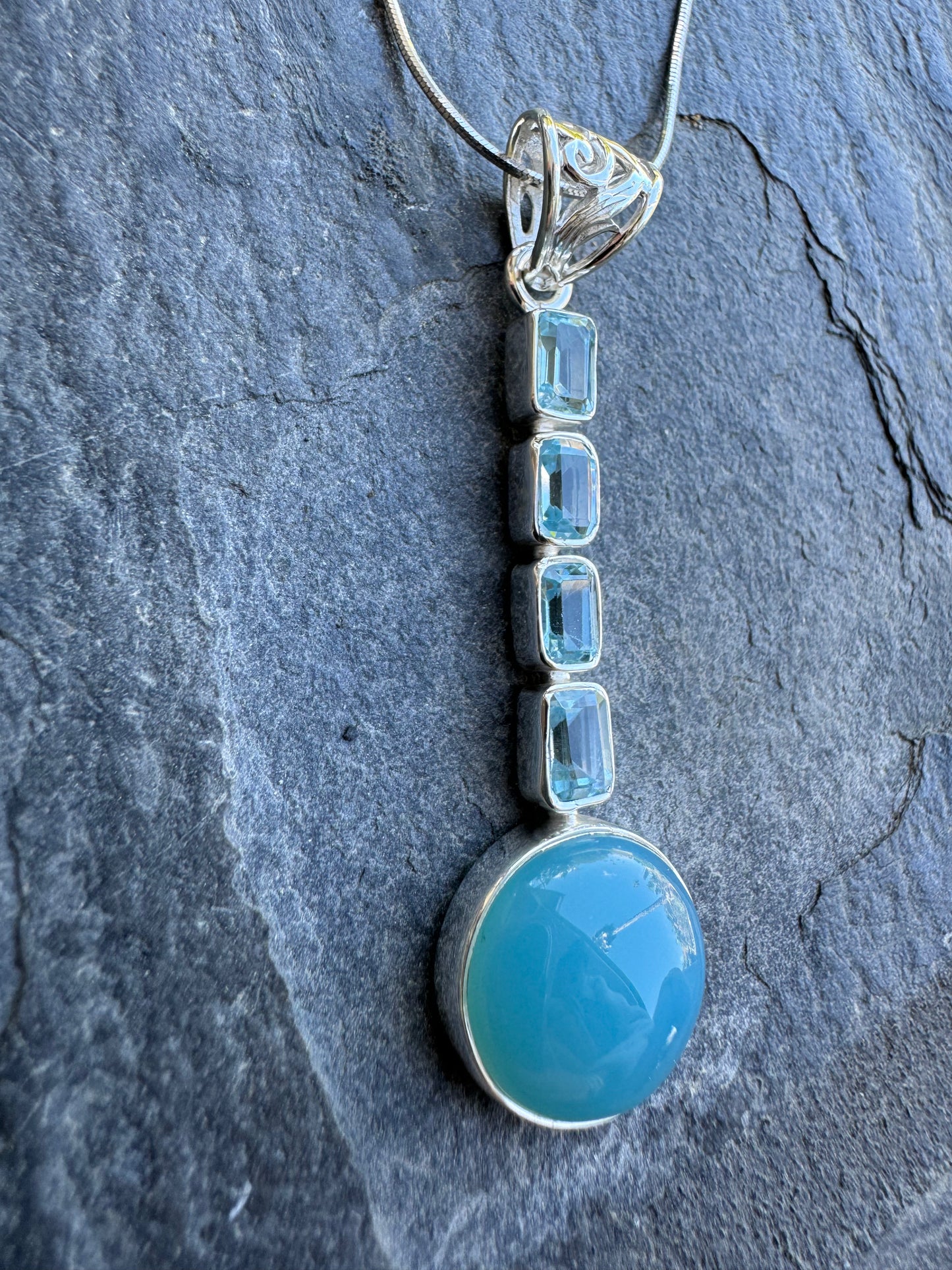 Agate Scepter Necklace