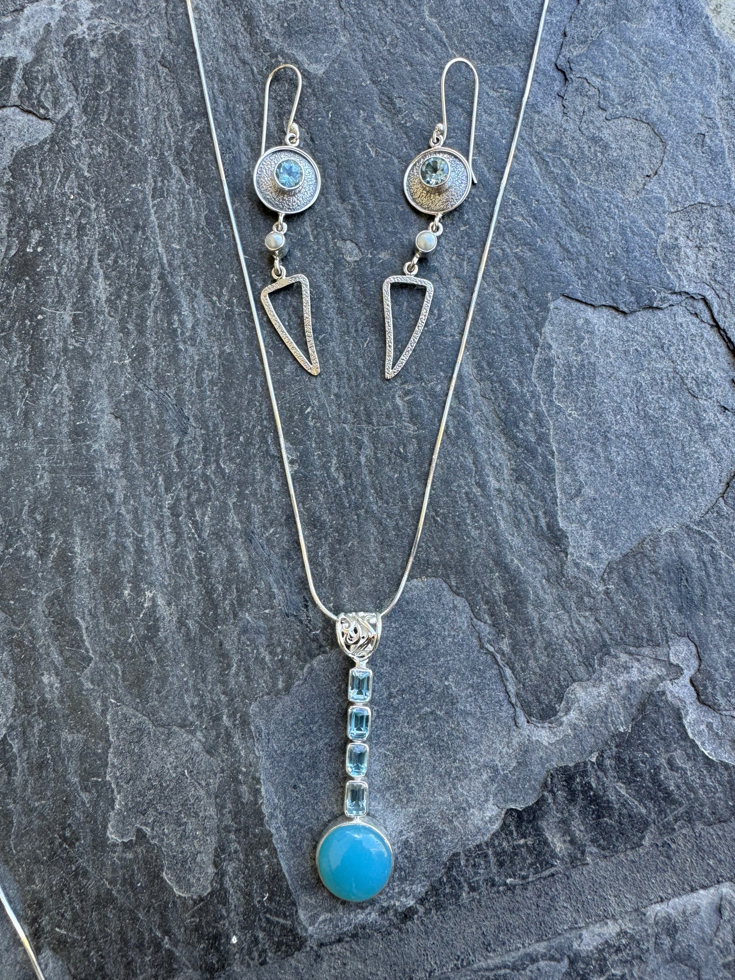 Agate Scepter Necklace