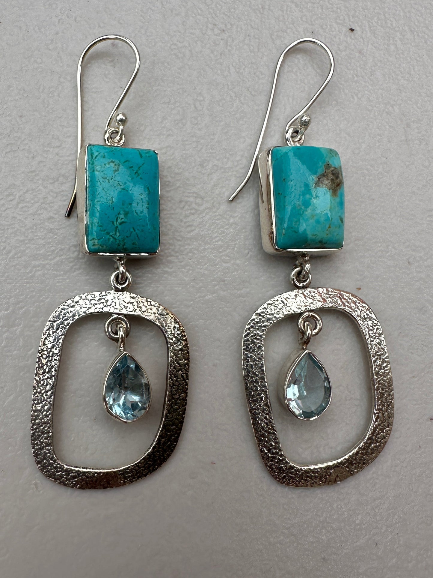 Turq & Topaz Twinkle Earrings