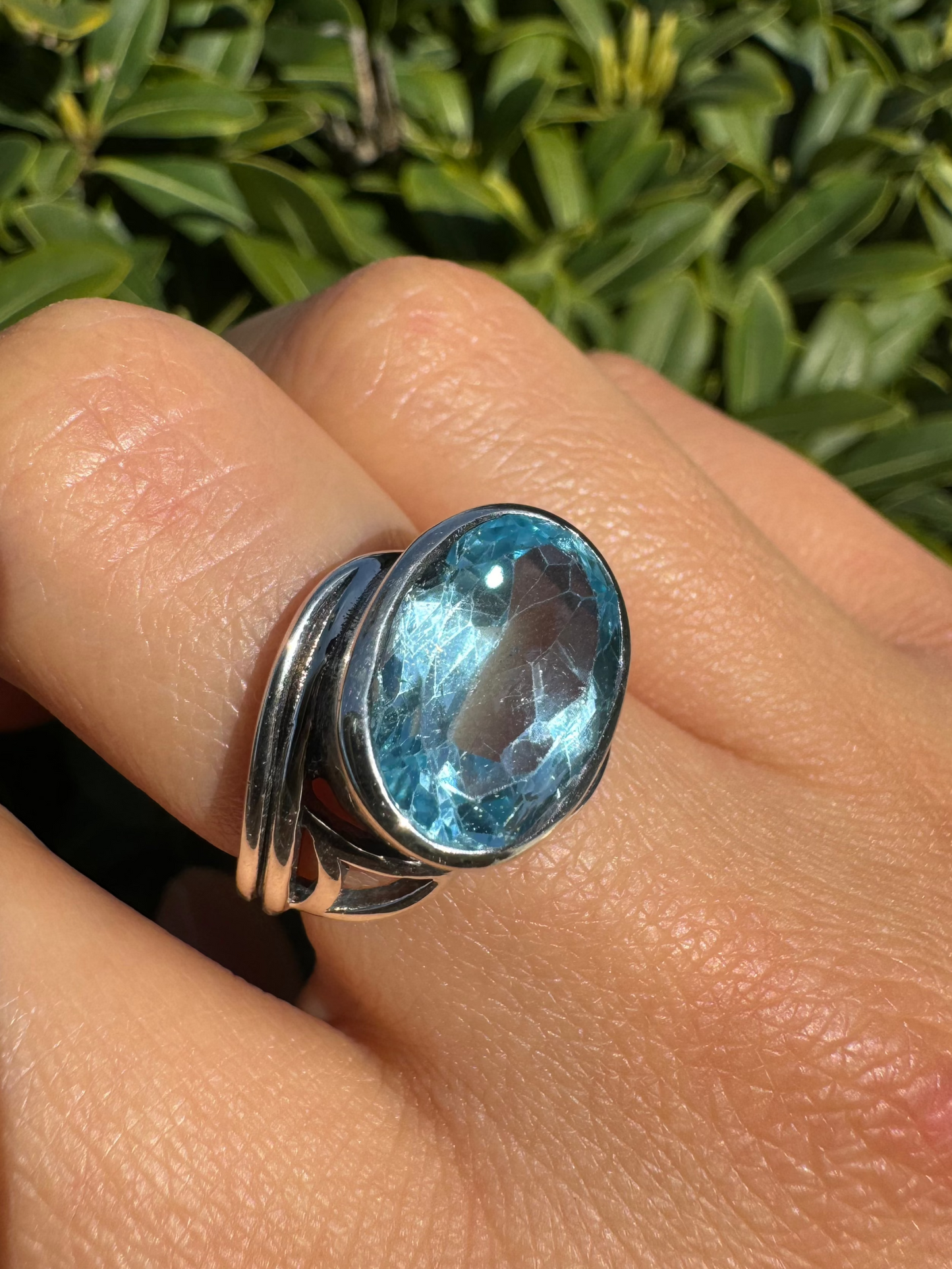 Blue Topaz Majesty Ring