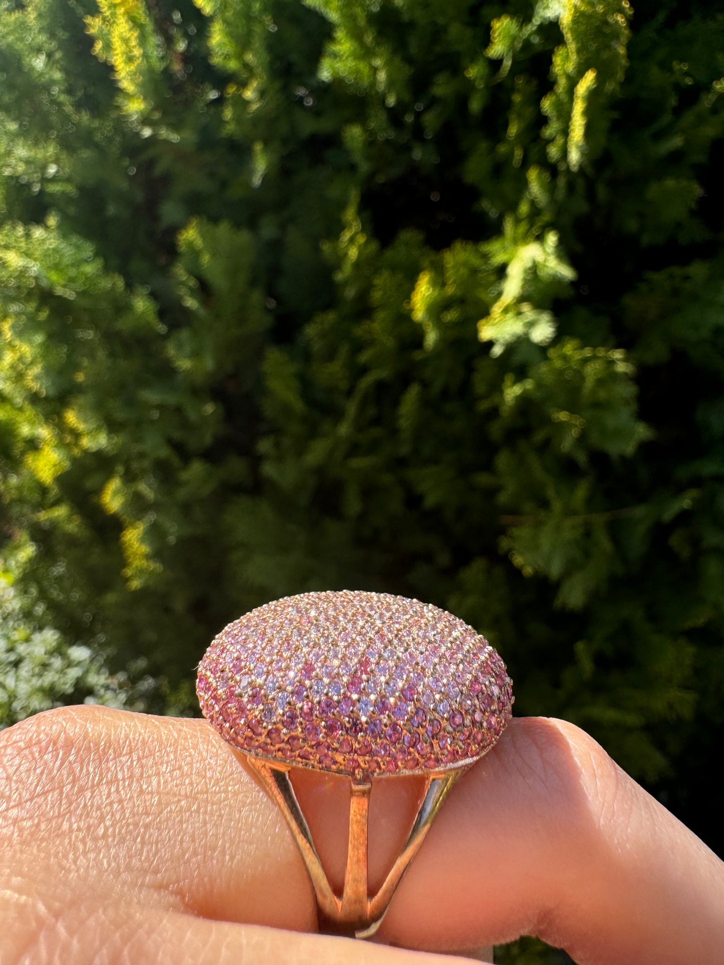 Pink Disco Ring