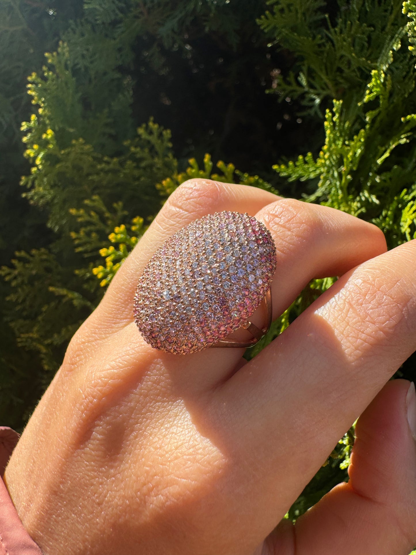 Pink Disco Ring