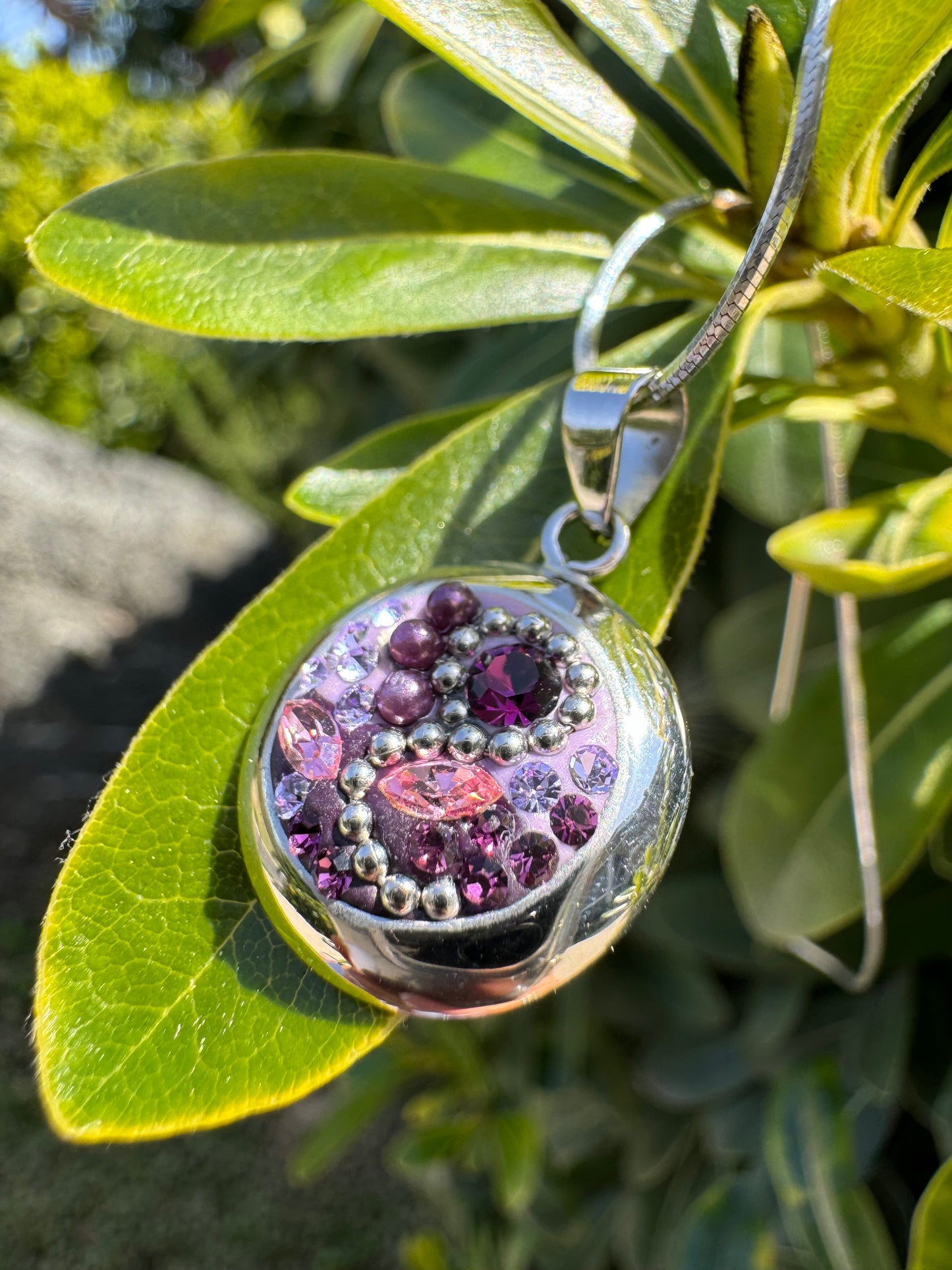 Round Austrian Swarovski Necklace