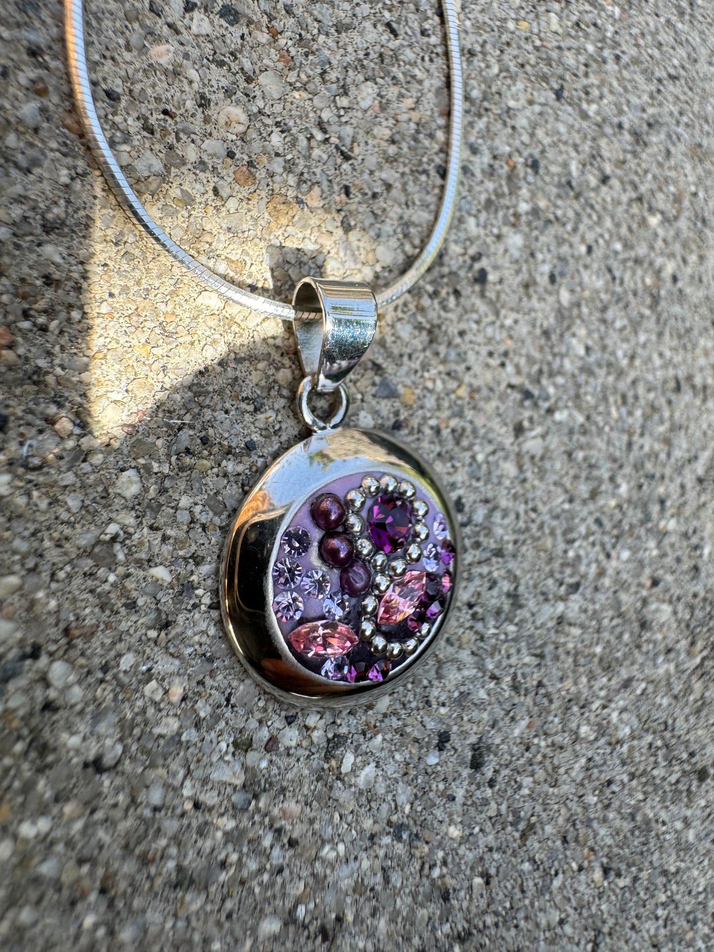 Round Austrian Swarovski Necklace