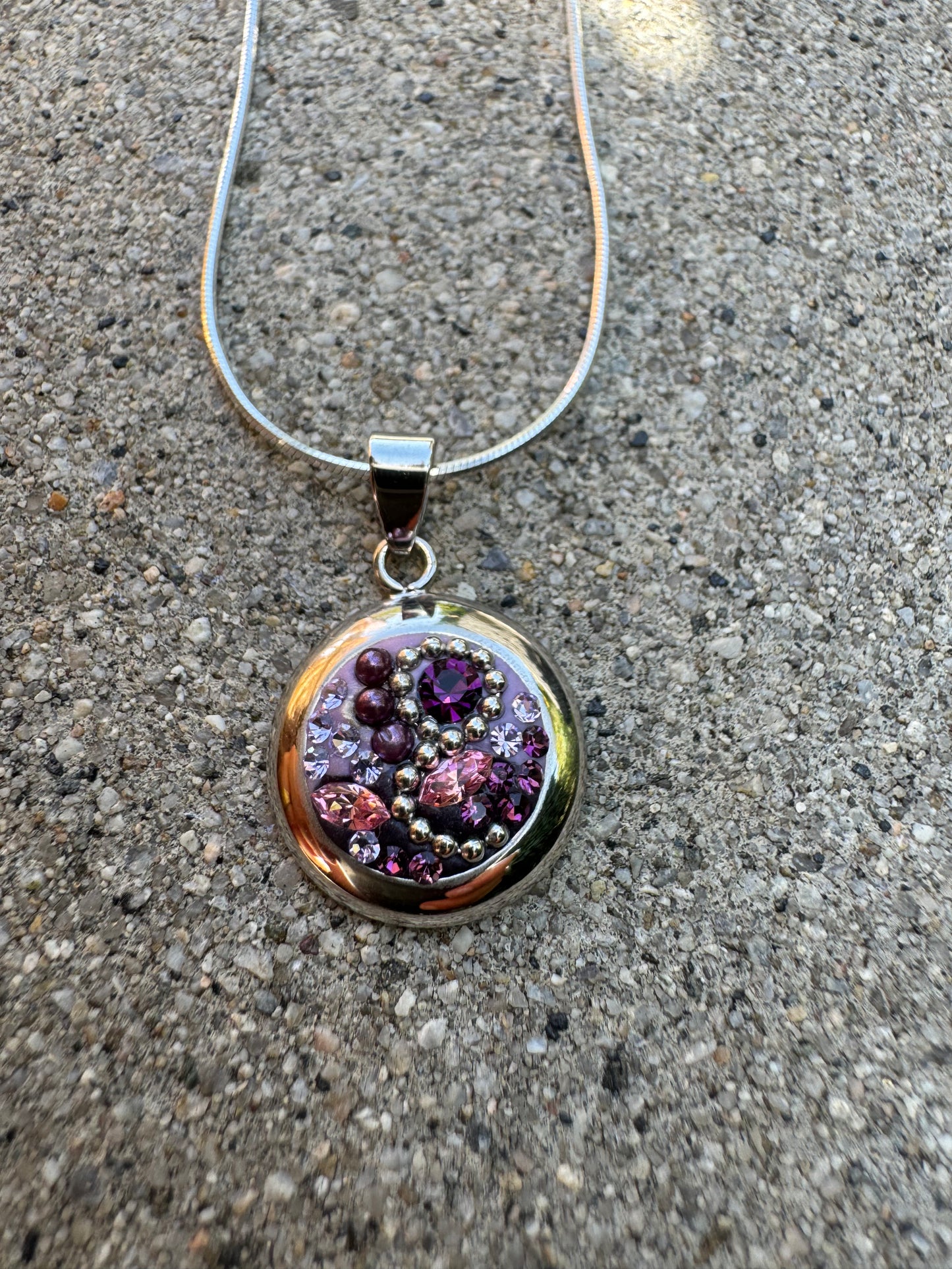 Round Austrian Swarovski Necklace