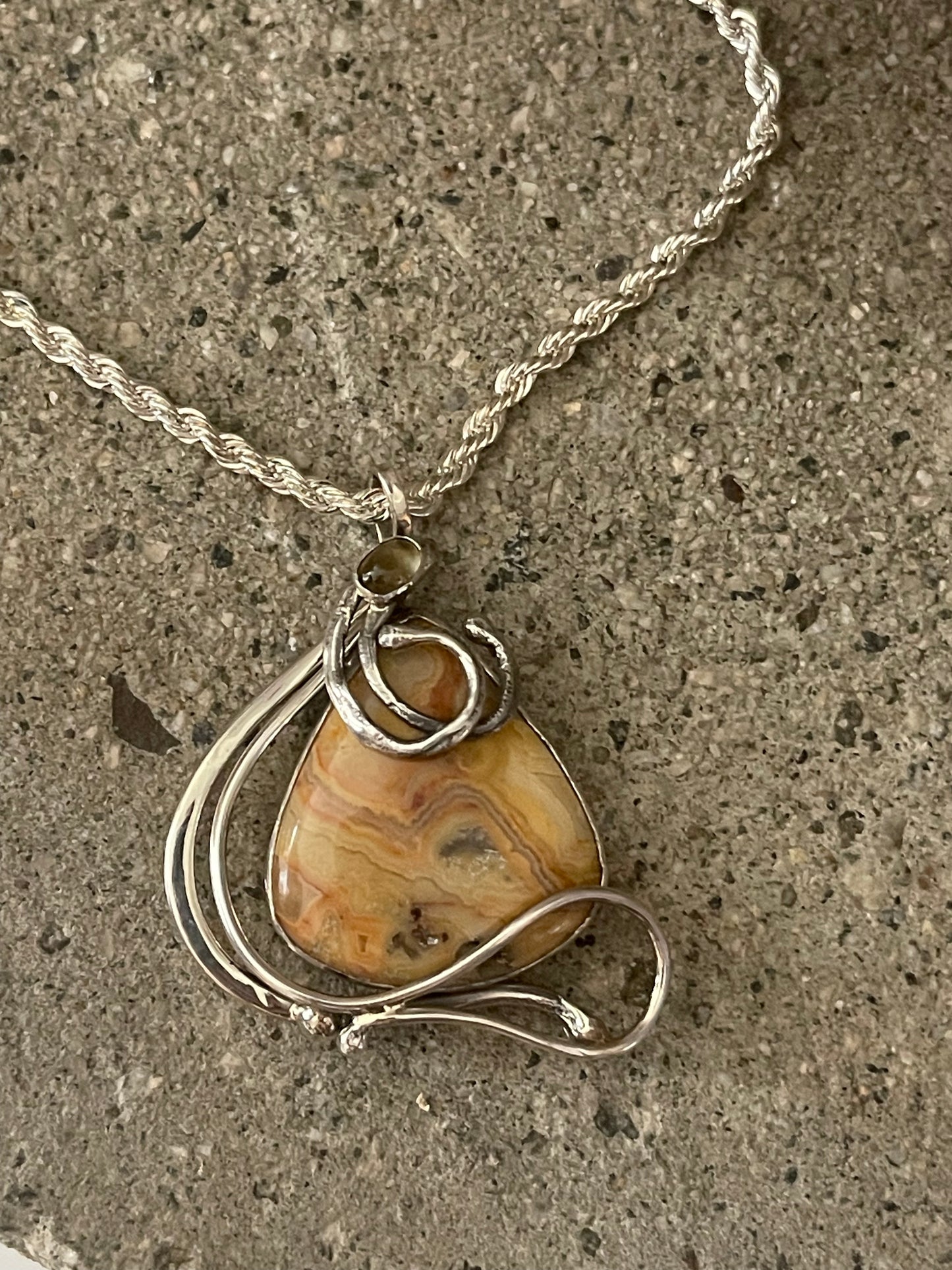 Big Brown Agat Necklace