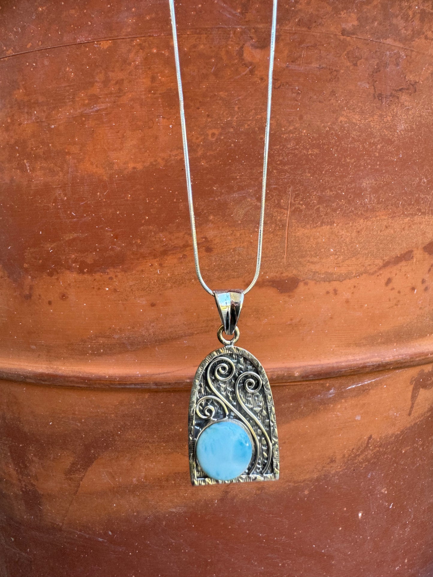 Vista Larimar Necklace