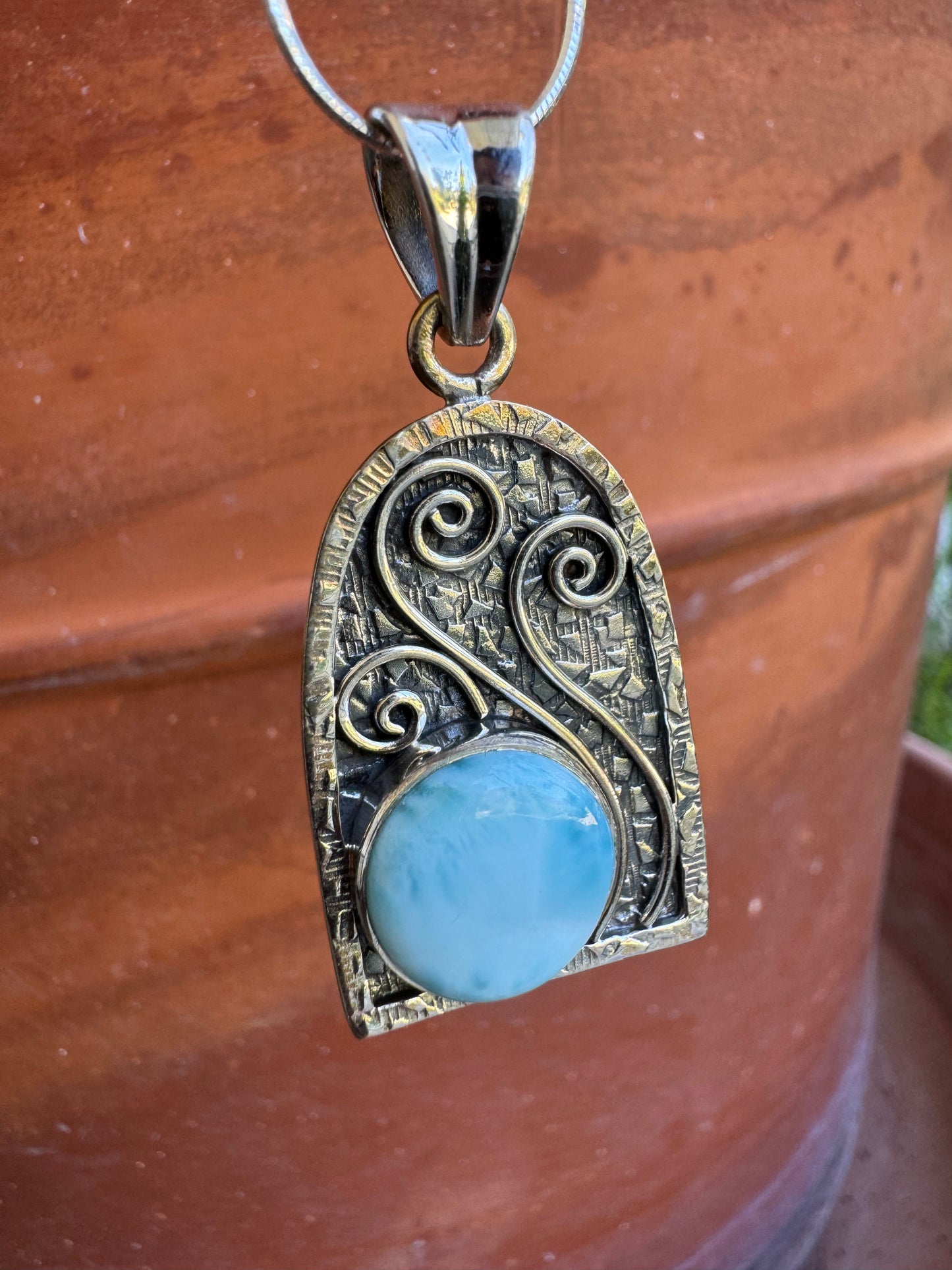 Vista Larimar Necklace