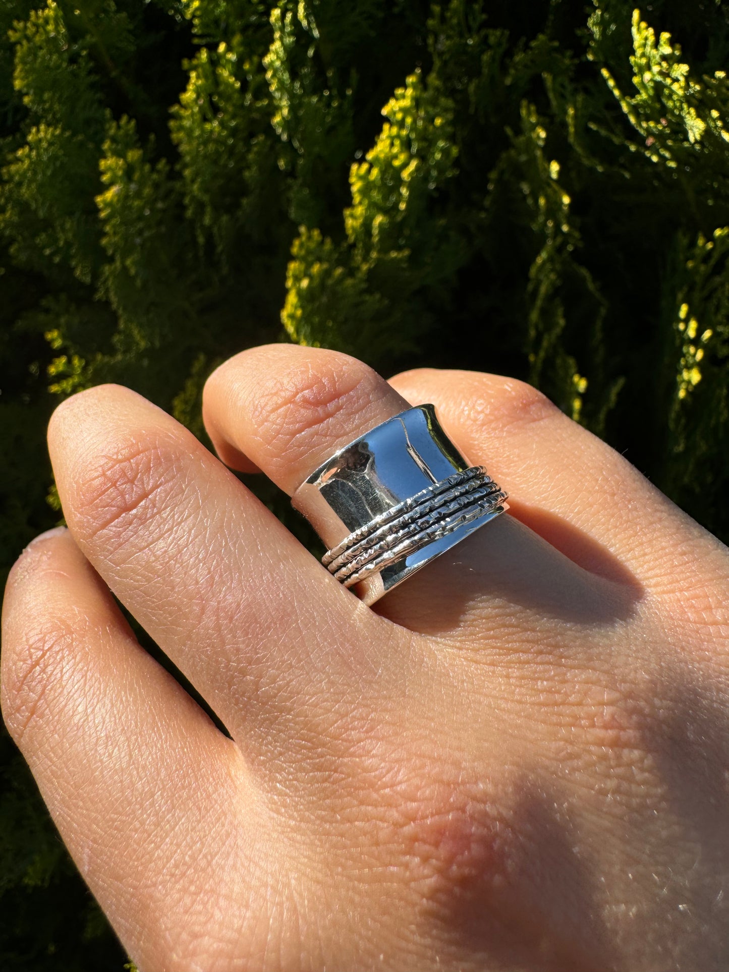 Sterling Silver Spinner Ring