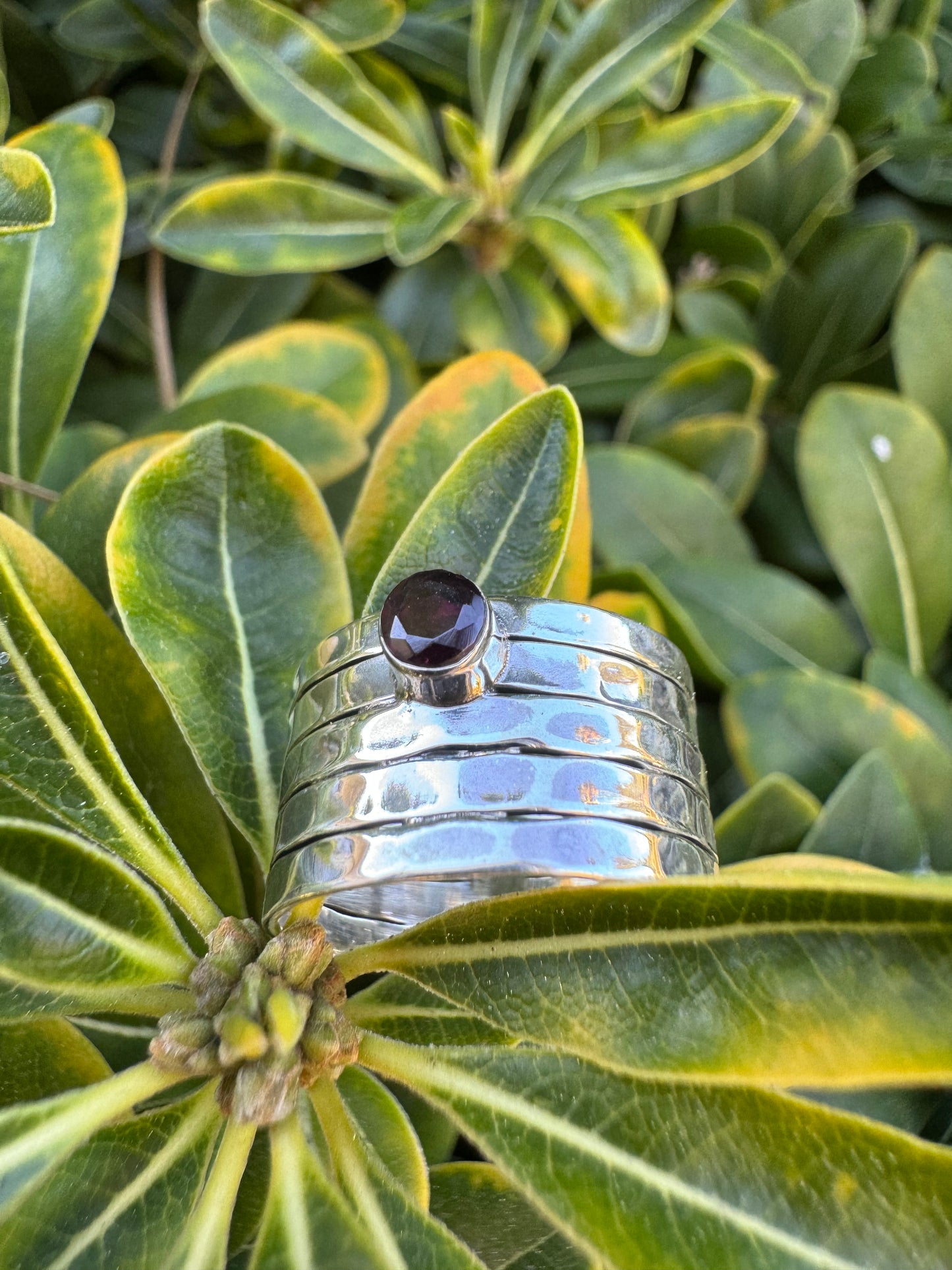 Elegant Garnet ring