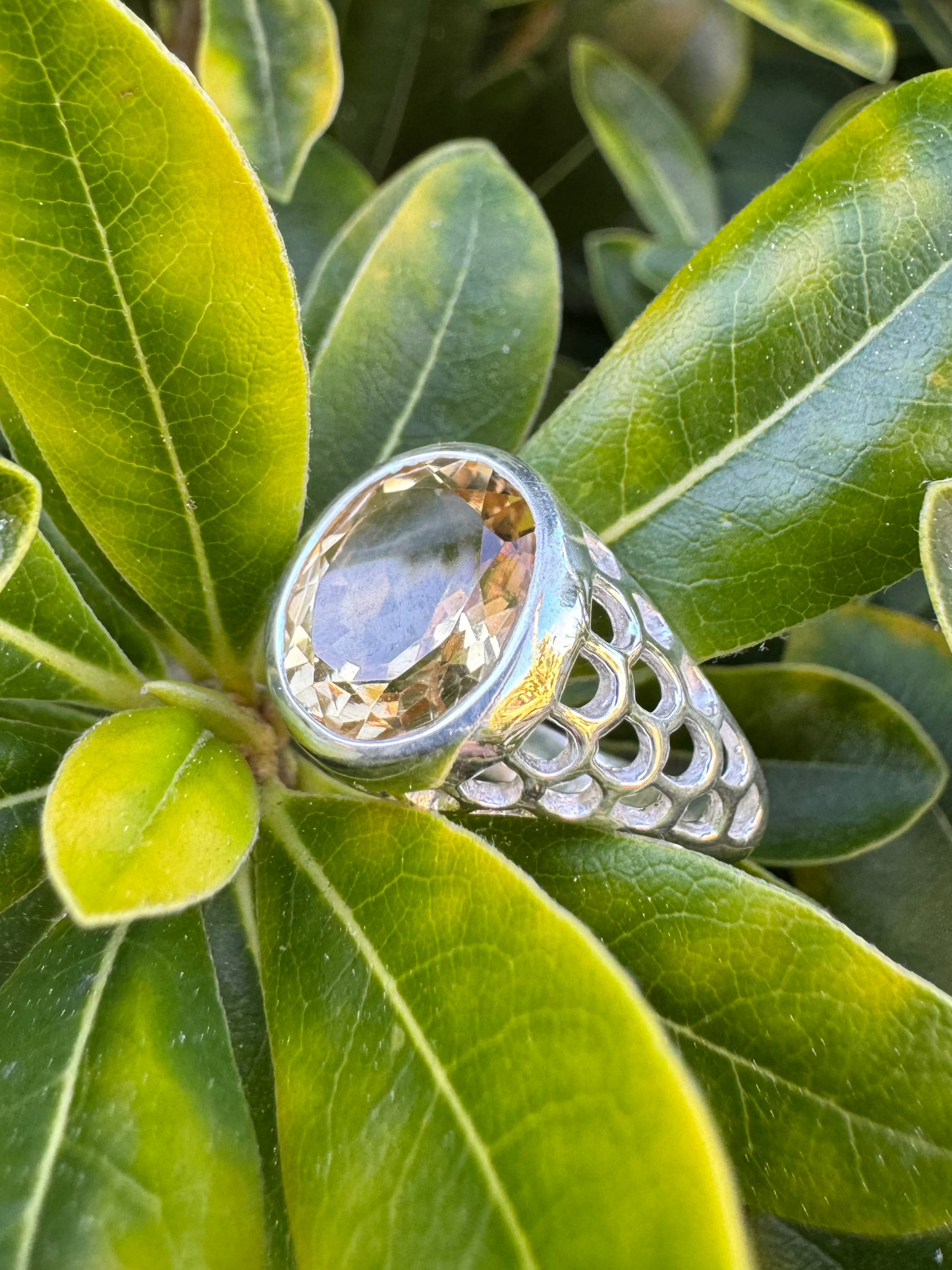 Radiant Citrine Ring