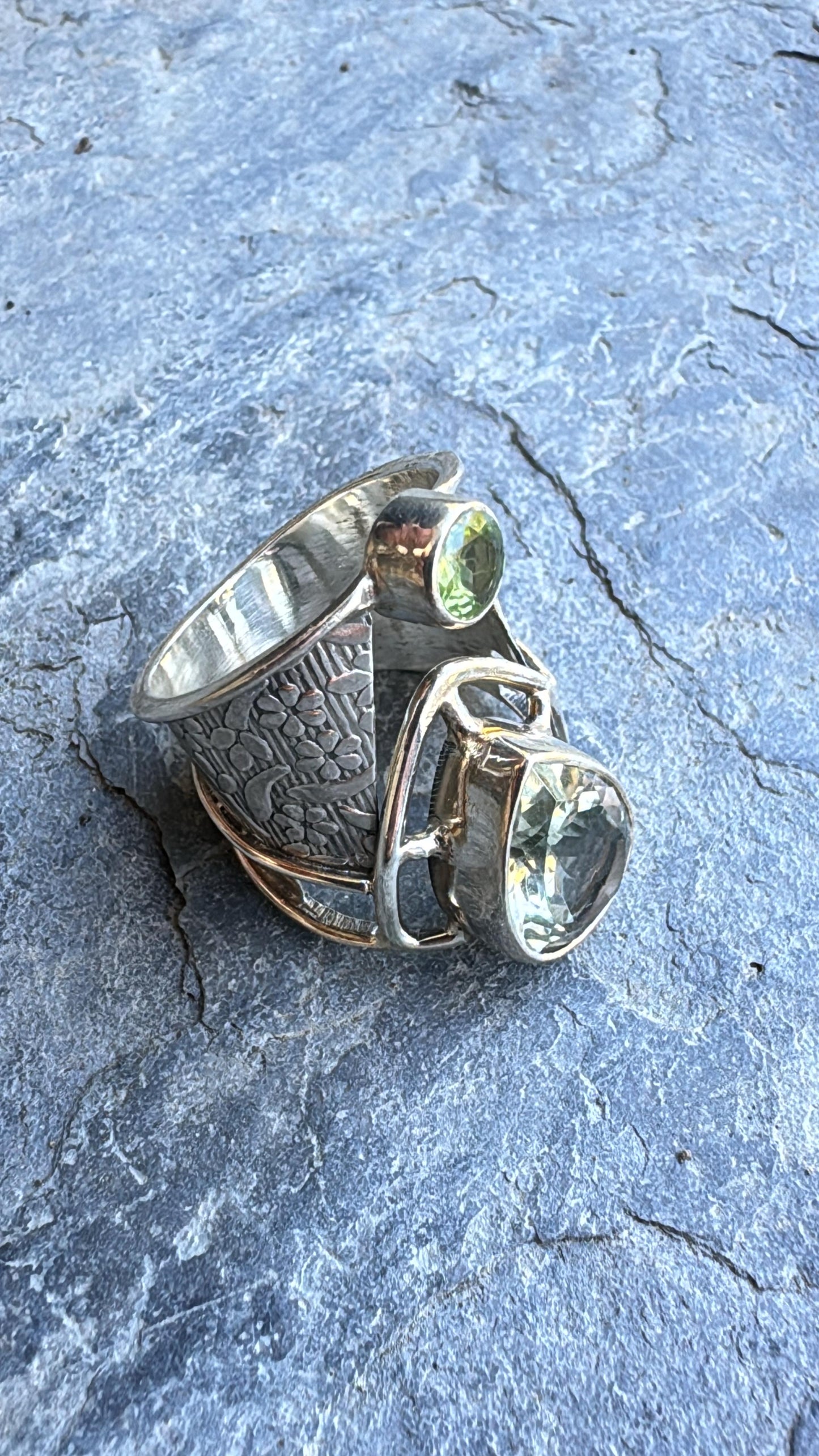 Botanic Bliss Green Amethyst & Peridot Ring