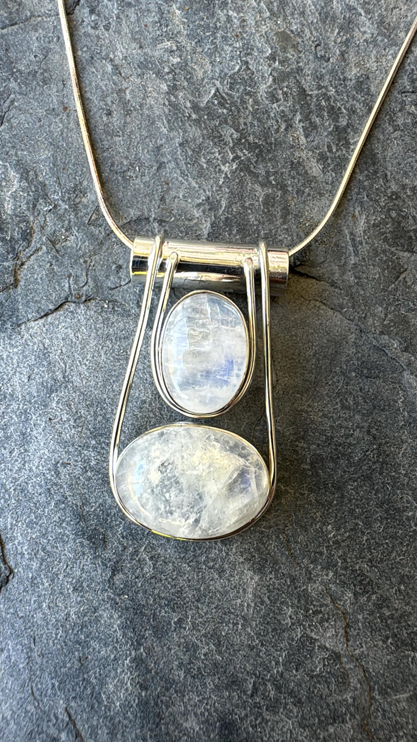 Rainbow Moon Necklace