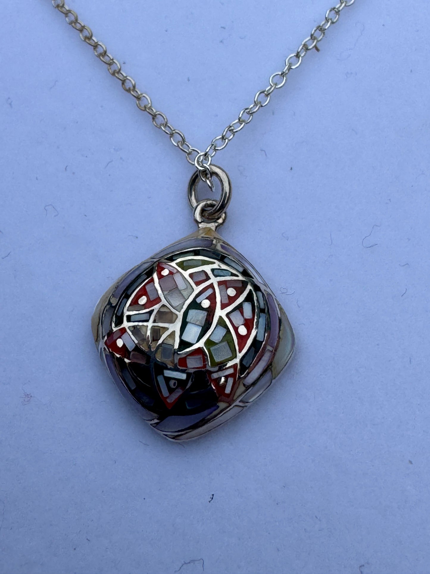 Multi-Color Mother of Pearl Necklace