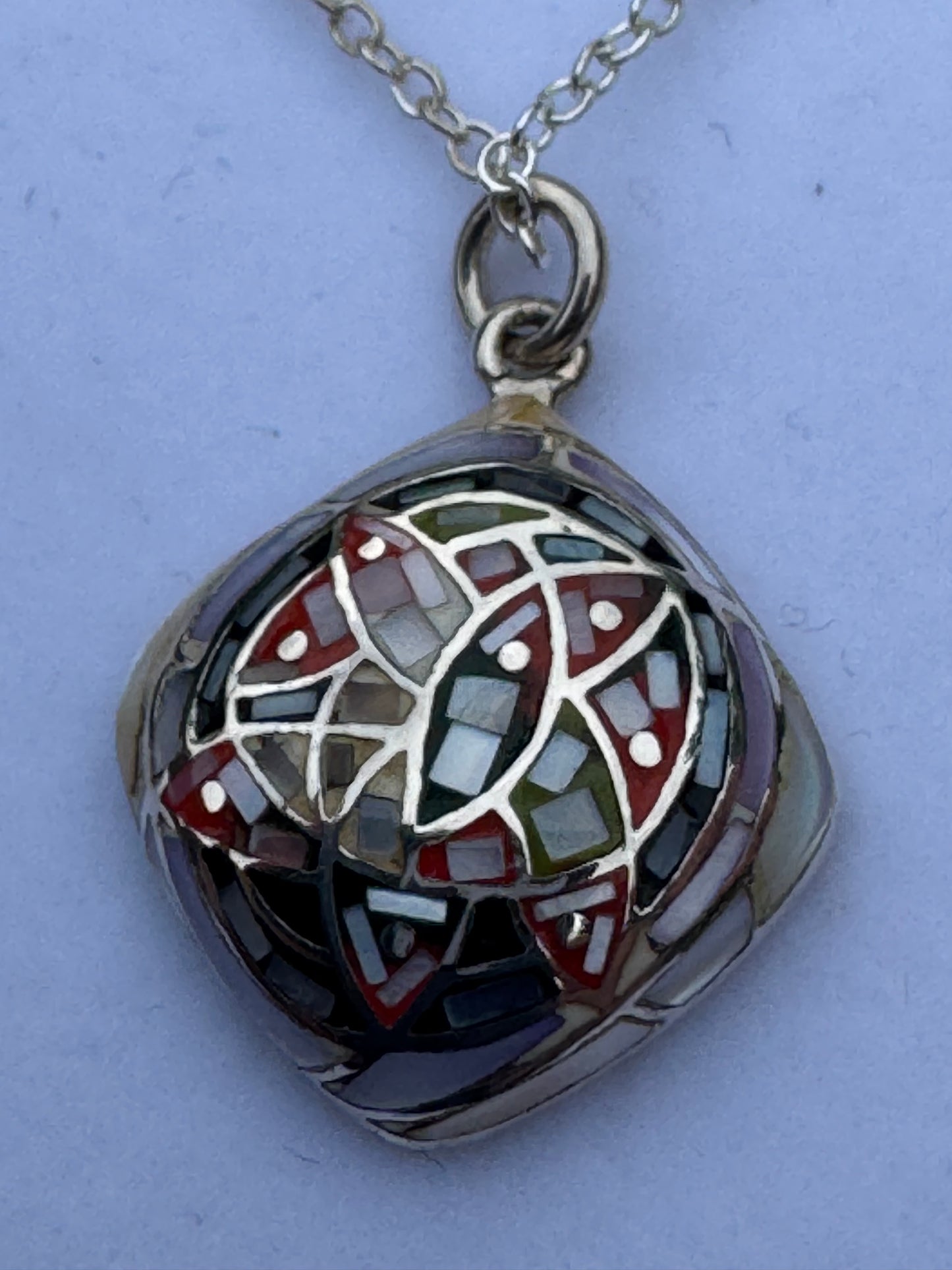 Multi-Color Mother of Pearl Necklace