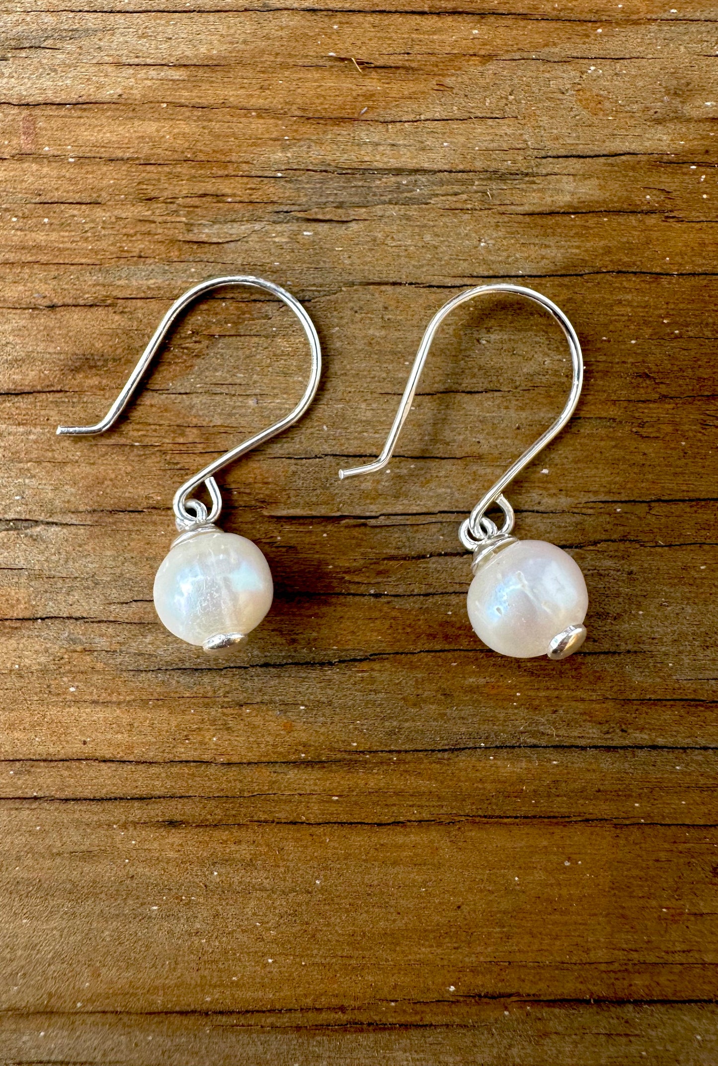 Pearl Sterling Silver Earrings