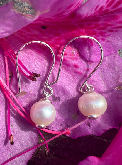 Pearl Sterling Silver Earrings