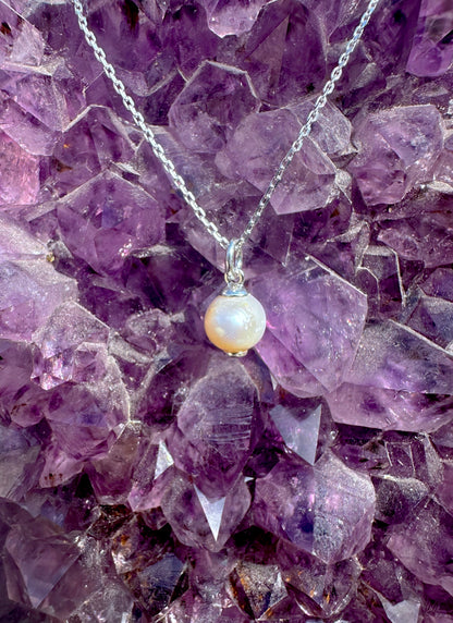 Pearl Sterling Silver Necklace