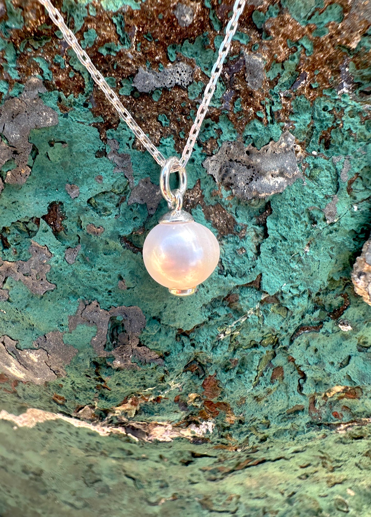 Pearl Sterling Silver Necklace