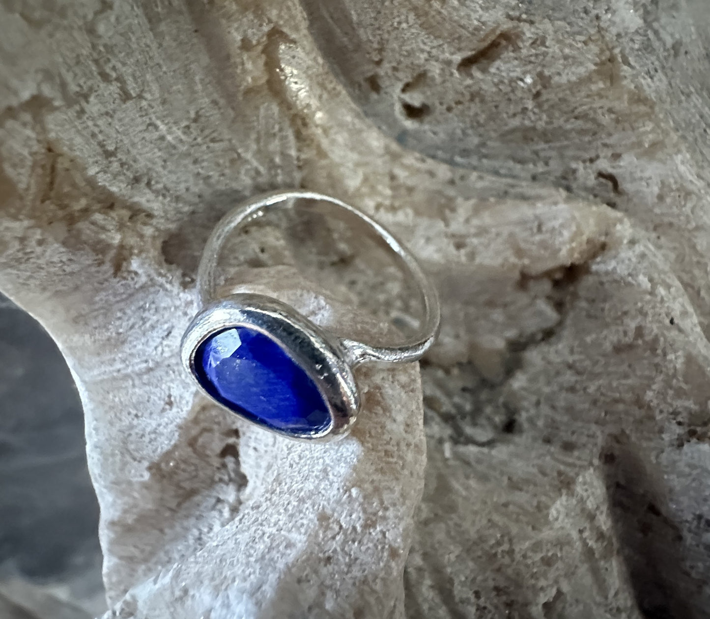 Sterling Silver Lapis Ring