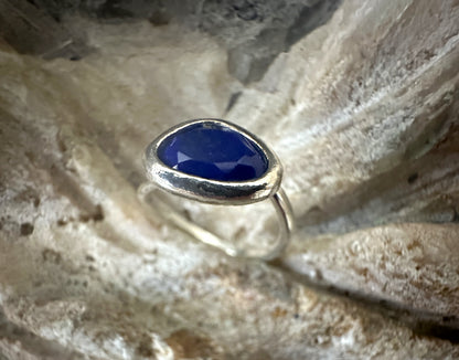 Sterling Silver Lapis Ring