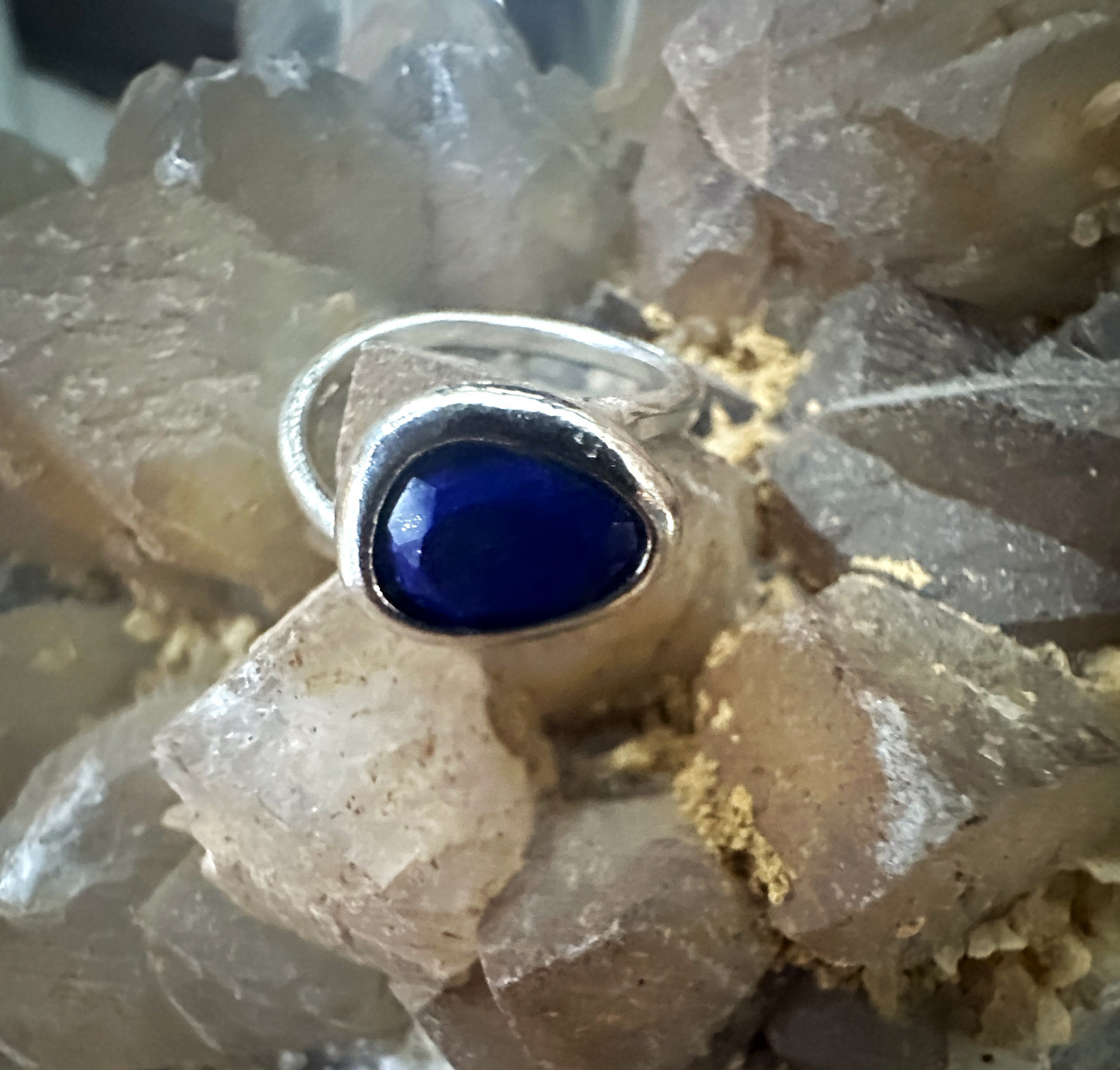 Sterling Silver Lapis Ring